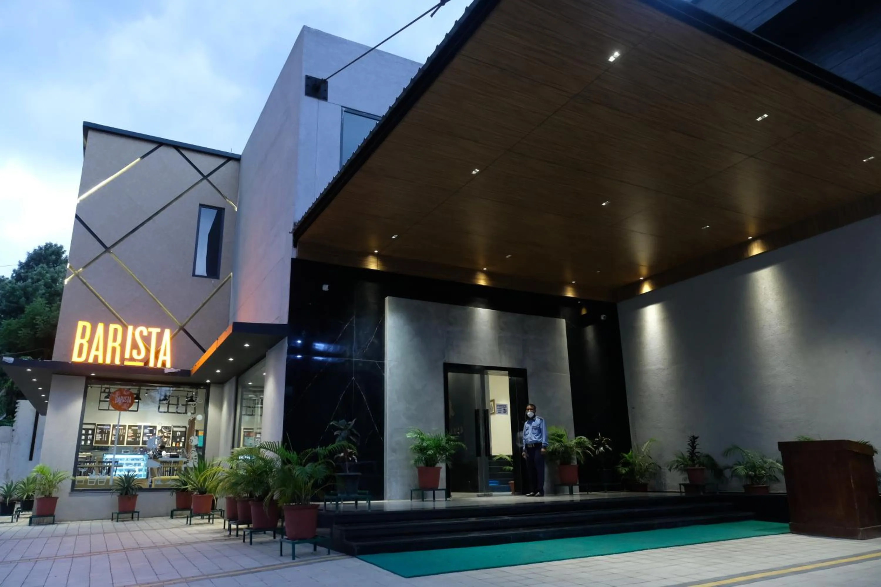 Facade/entrance in Black Mango Resort