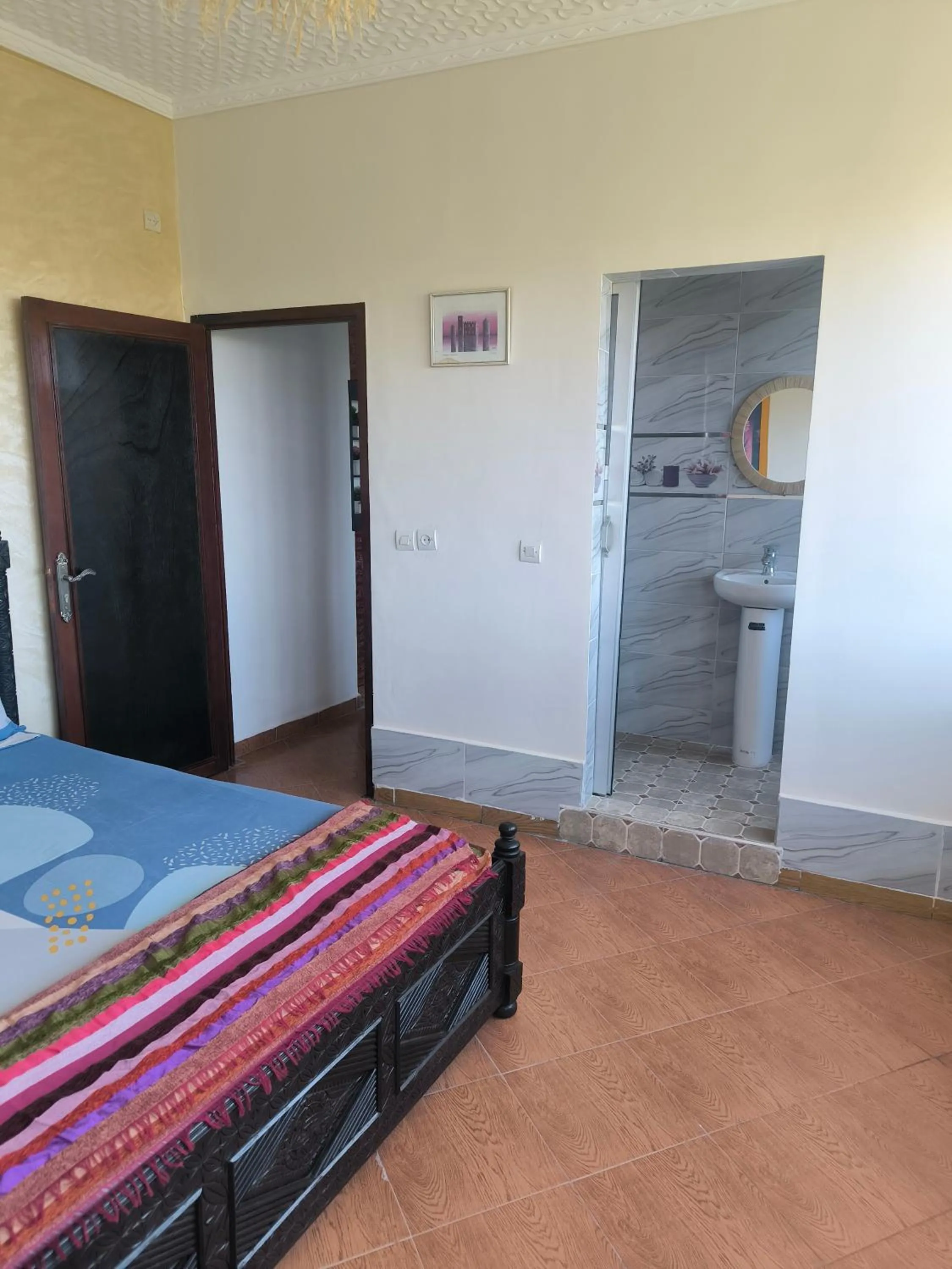 Bathroom, Bed in Jad Auberge