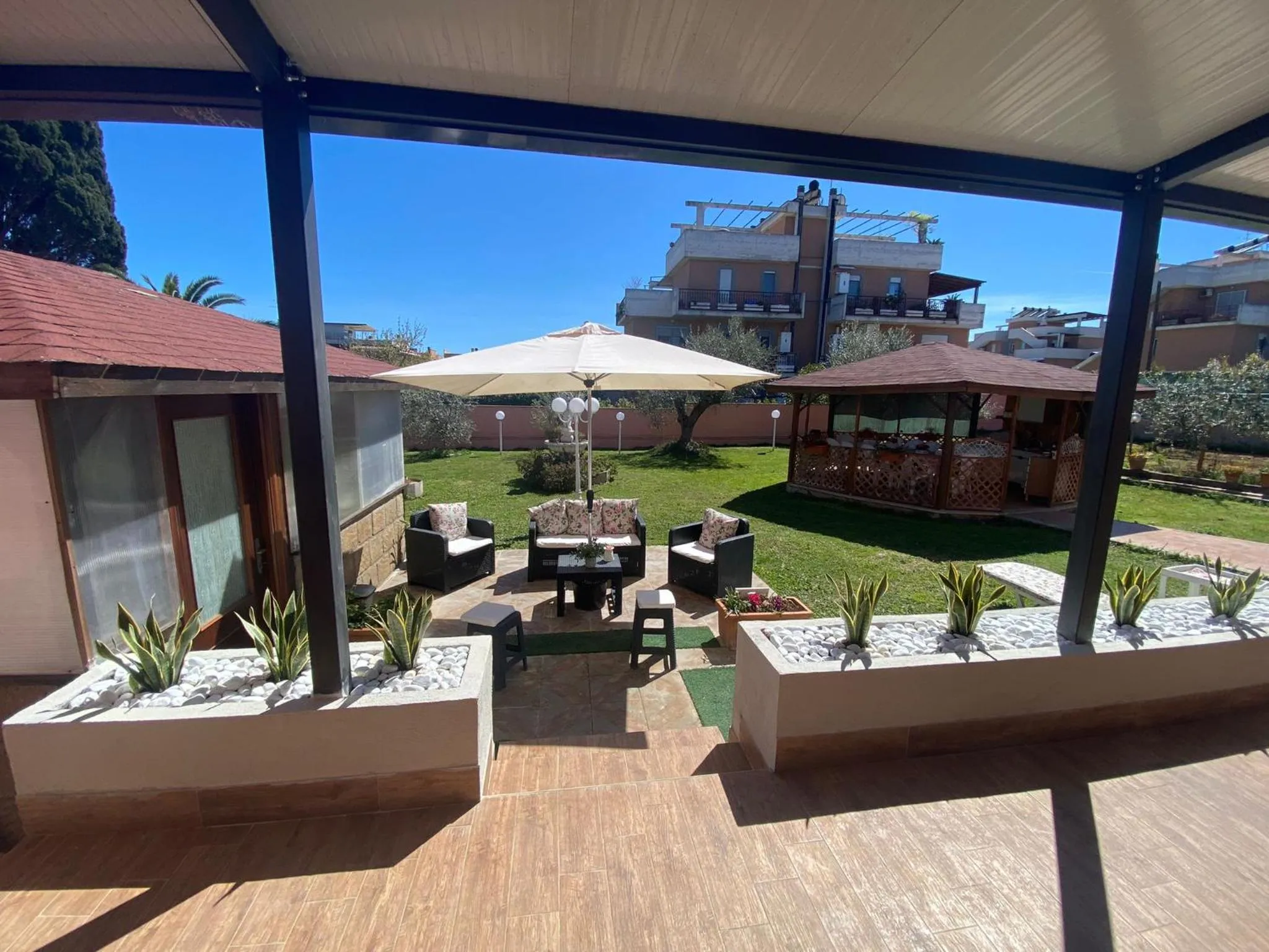 Patio in B&B Corvara