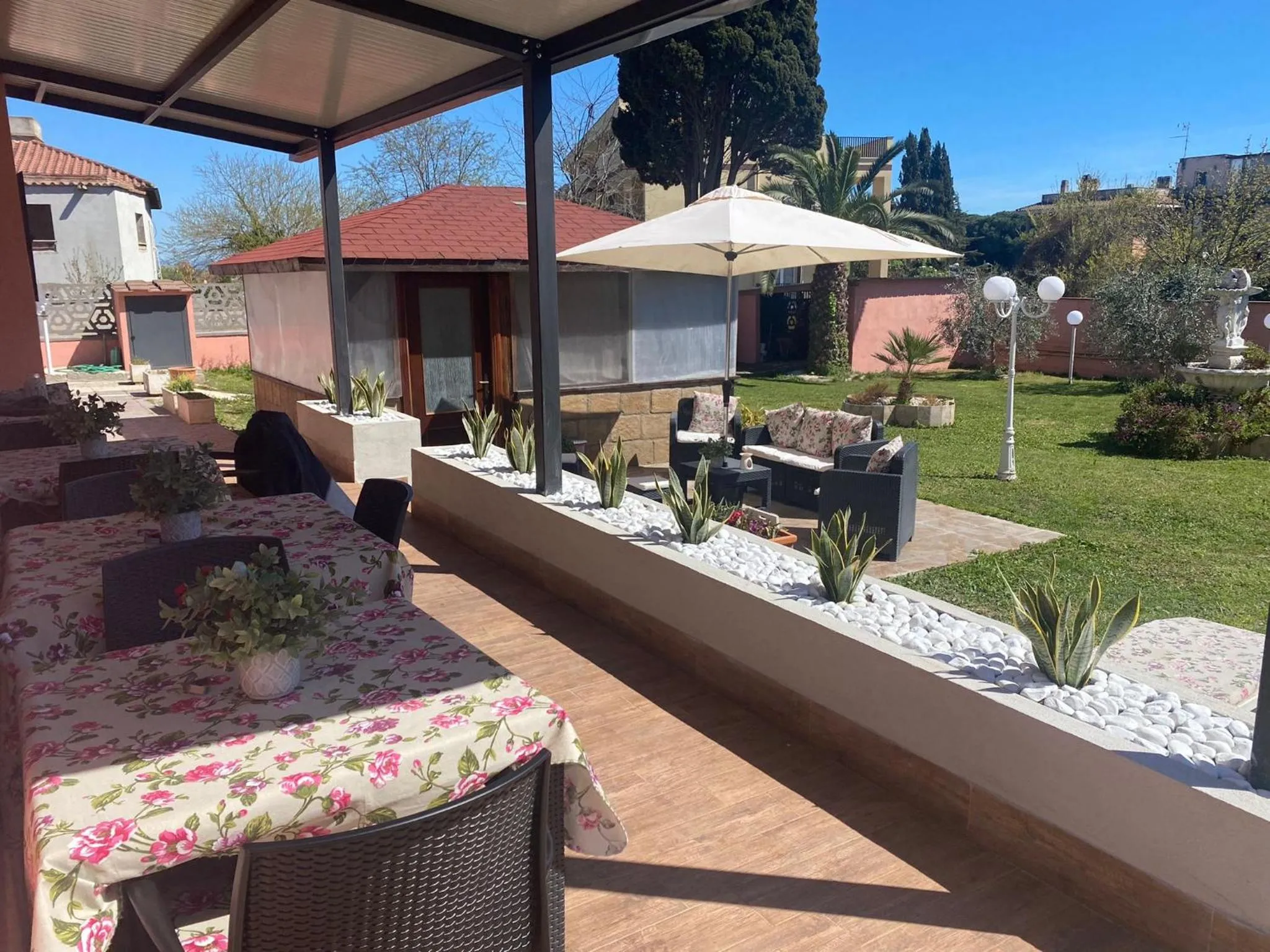 Patio in B&B Corvara