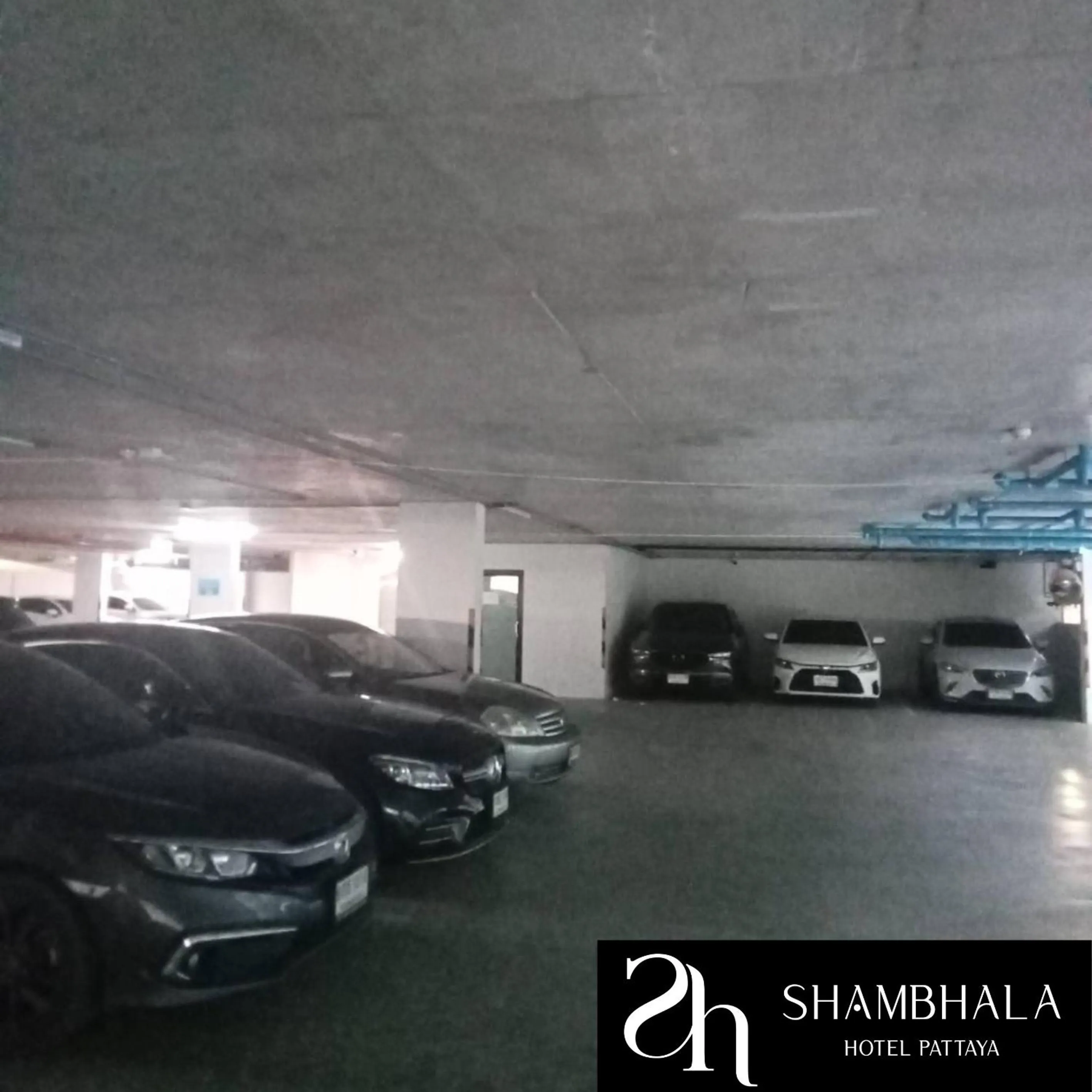 Parking in Shambhala Hotel Pattaya