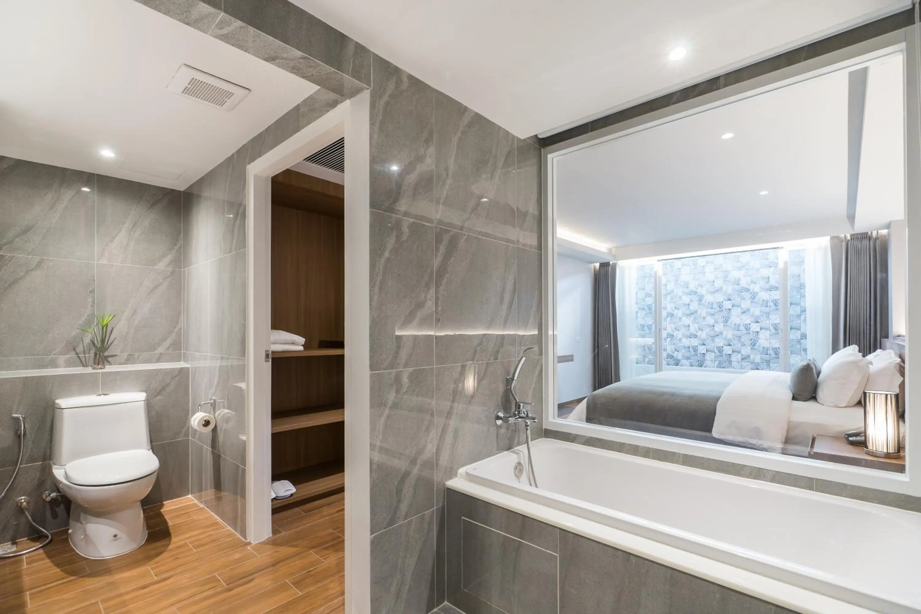 Bathroom in Shambhala Hotel Pattaya