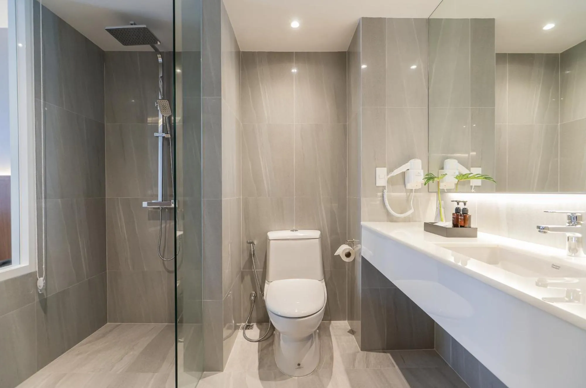 Shower in Shambhala Hotel Pattaya