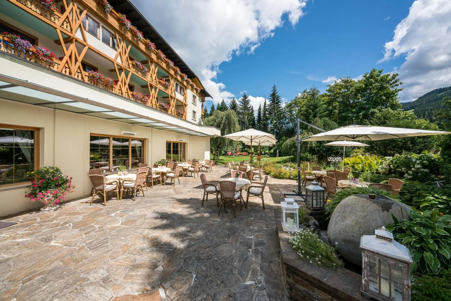Balcony/Terrace in Thermenwelt Hotel Pulverer