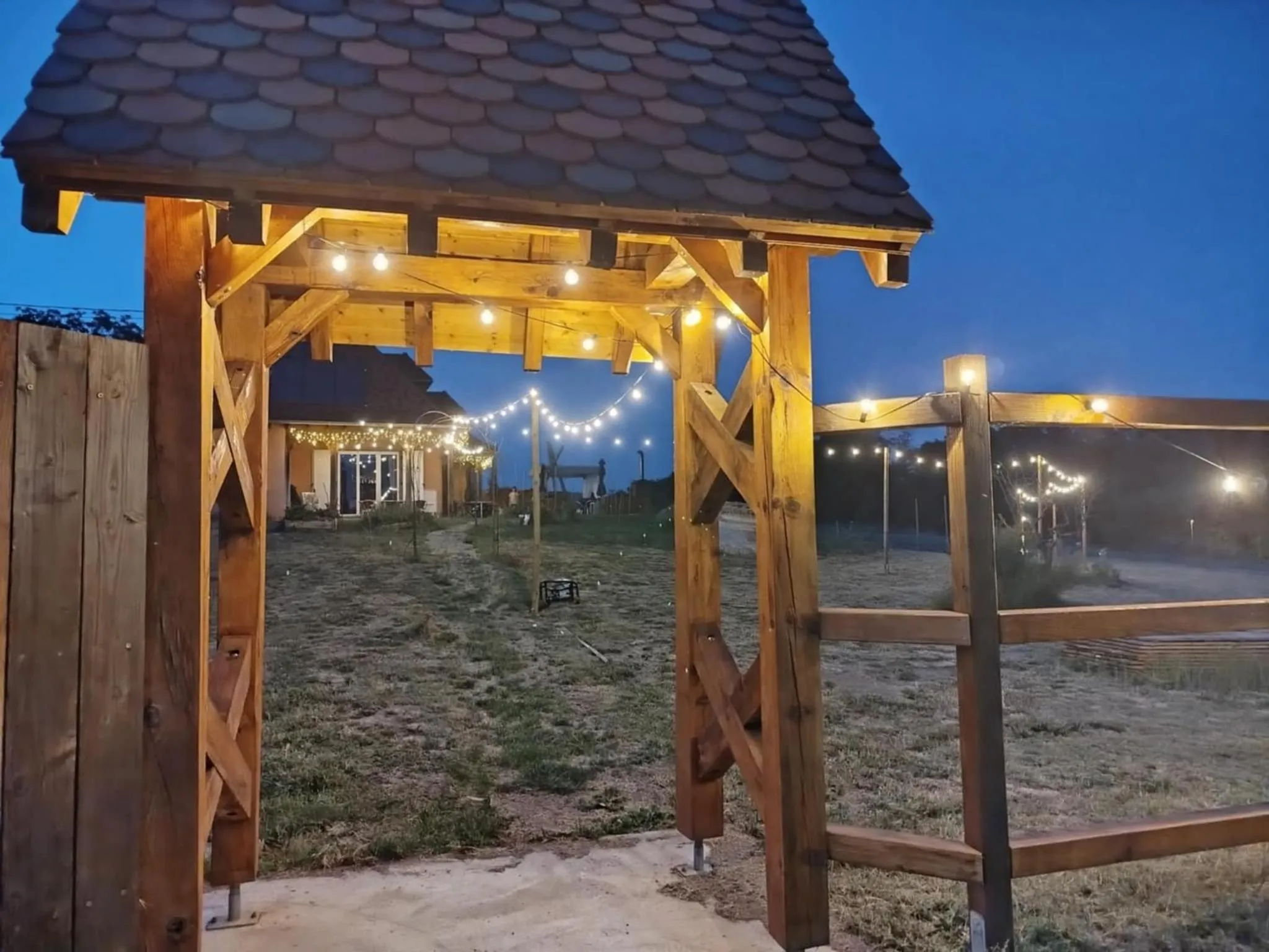 Garden in Domaine des Trois Sorciers