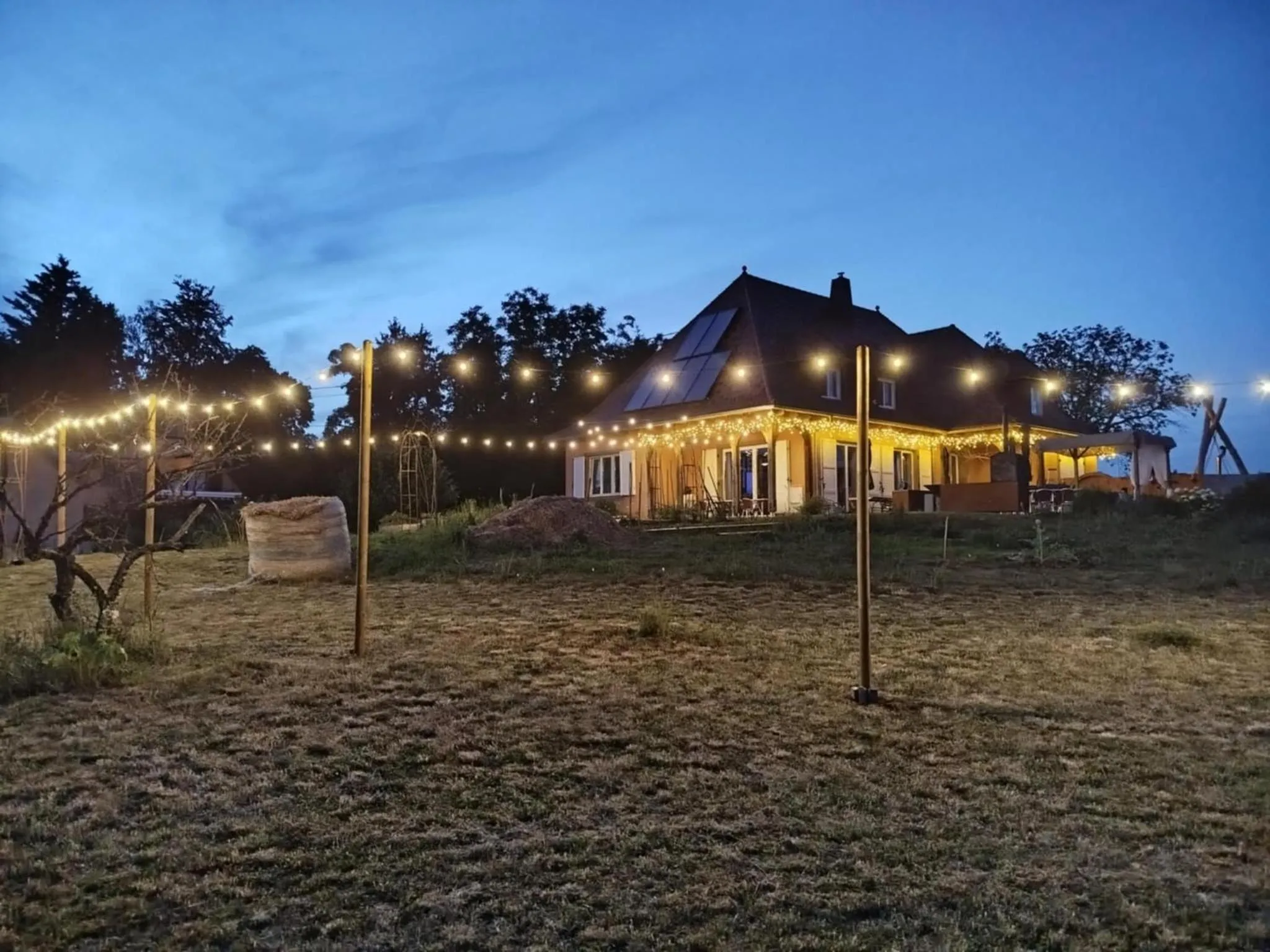 Garden in Domaine des Trois Sorciers