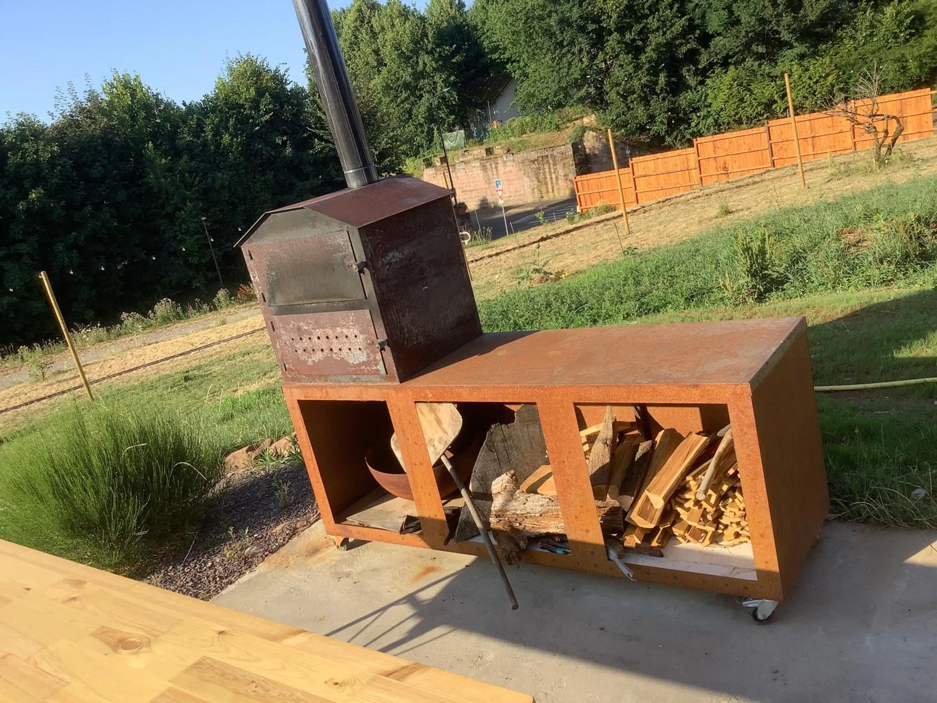 BBQ facilities in Domaine des Trois Sorciers