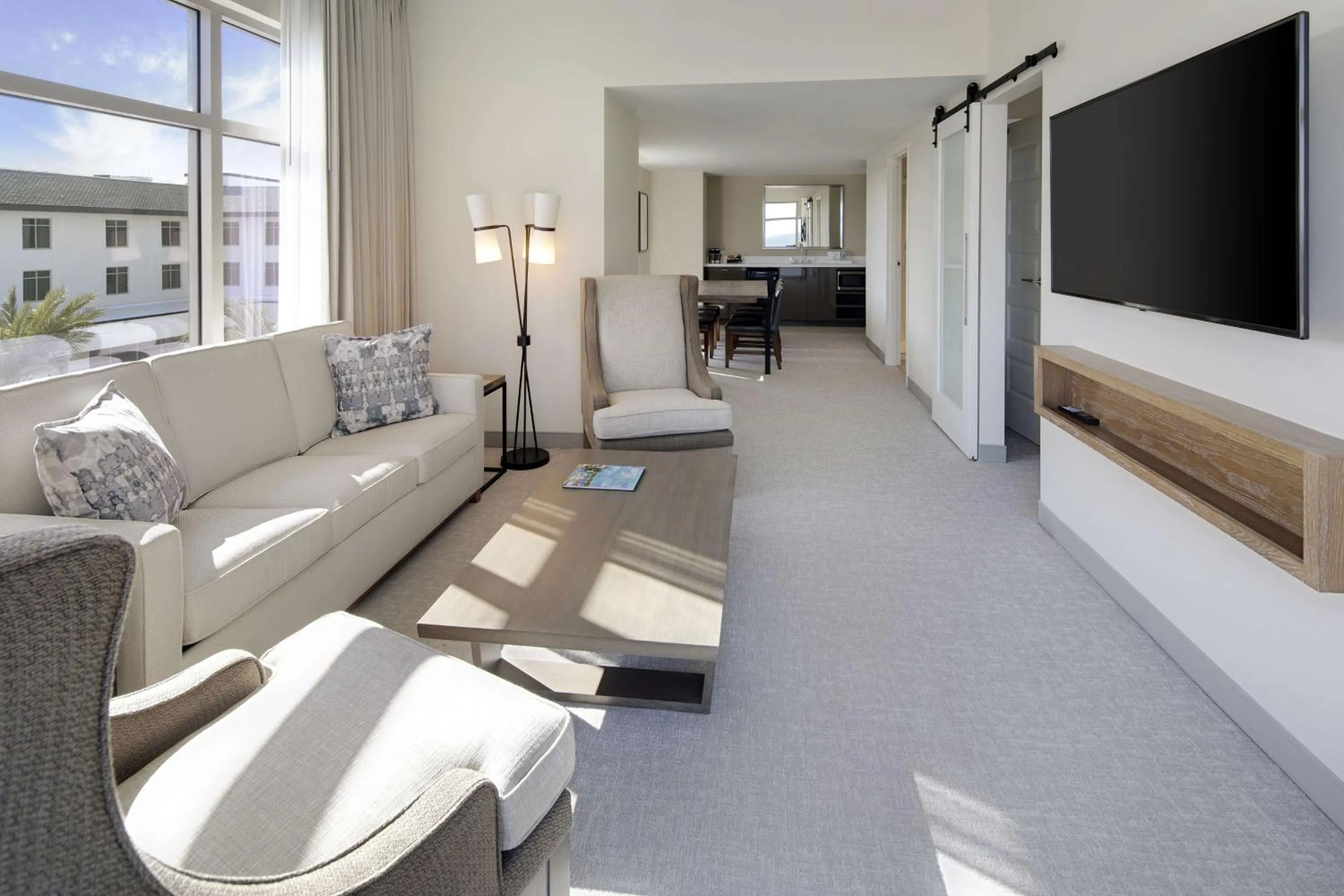 Bedroom in Embassy Suites St Augustine Beach Oceanfront Resort