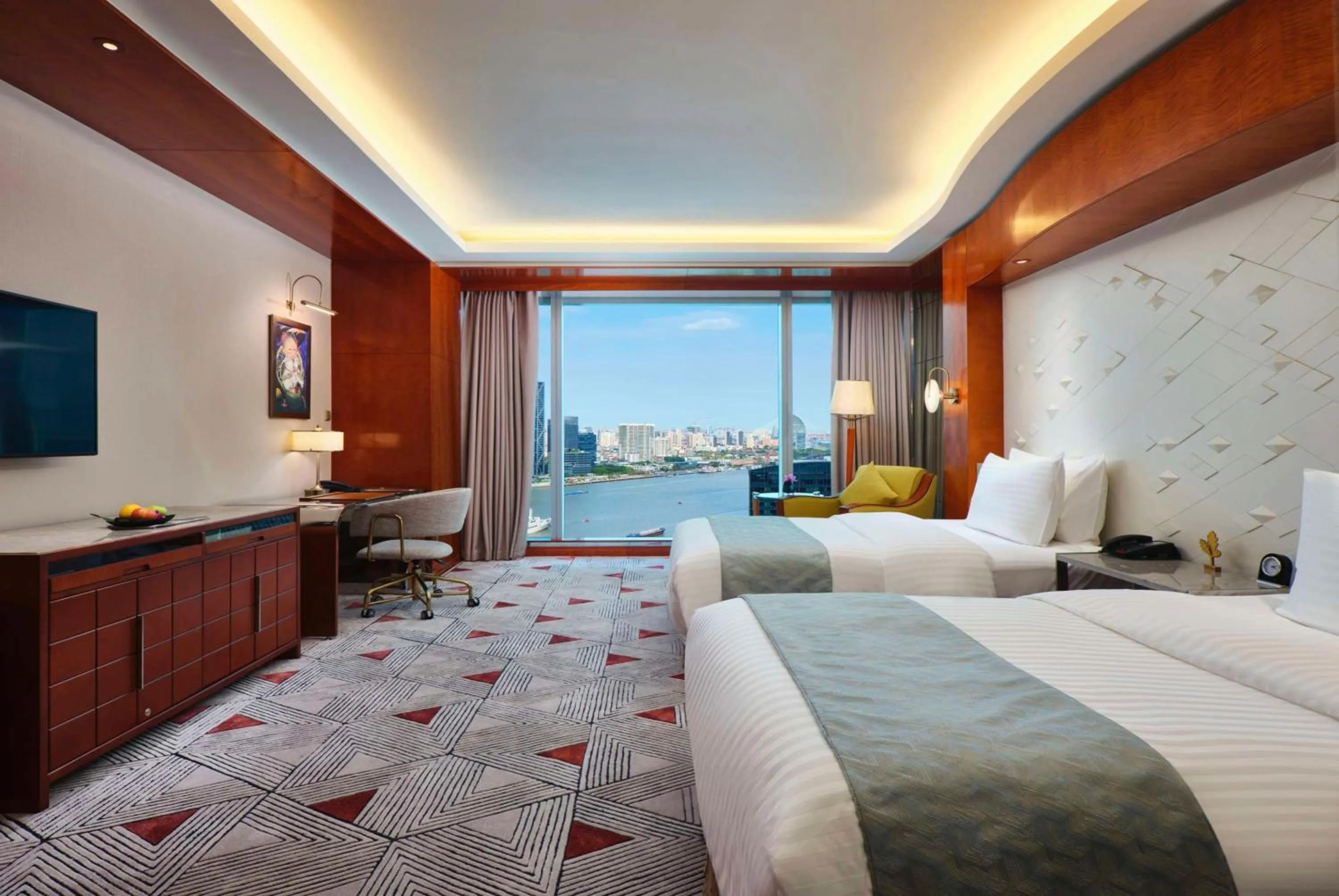 Bedroom in Grand Kempinski Hotel Shanghai