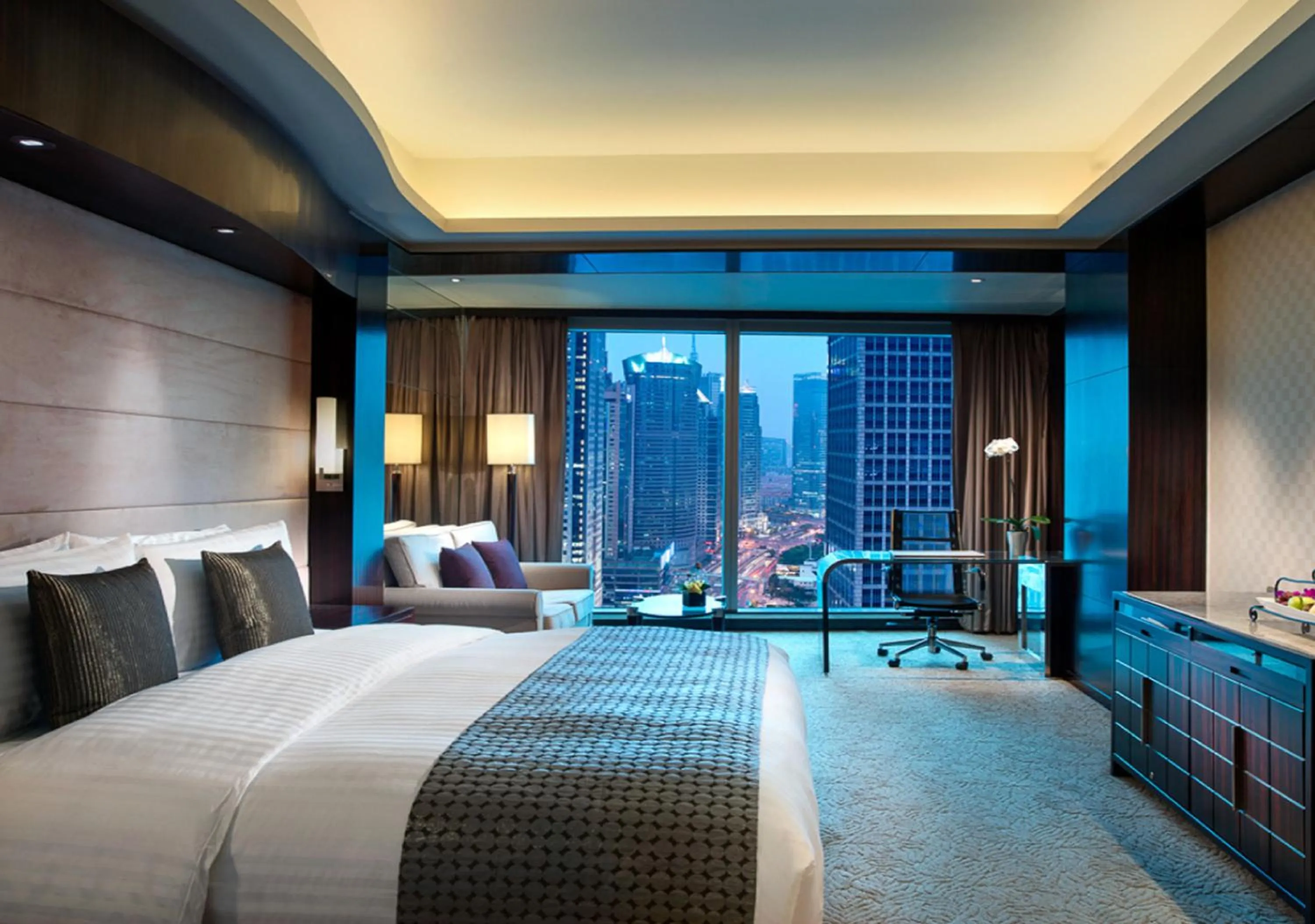 City view in Grand Kempinski Hotel Shanghai