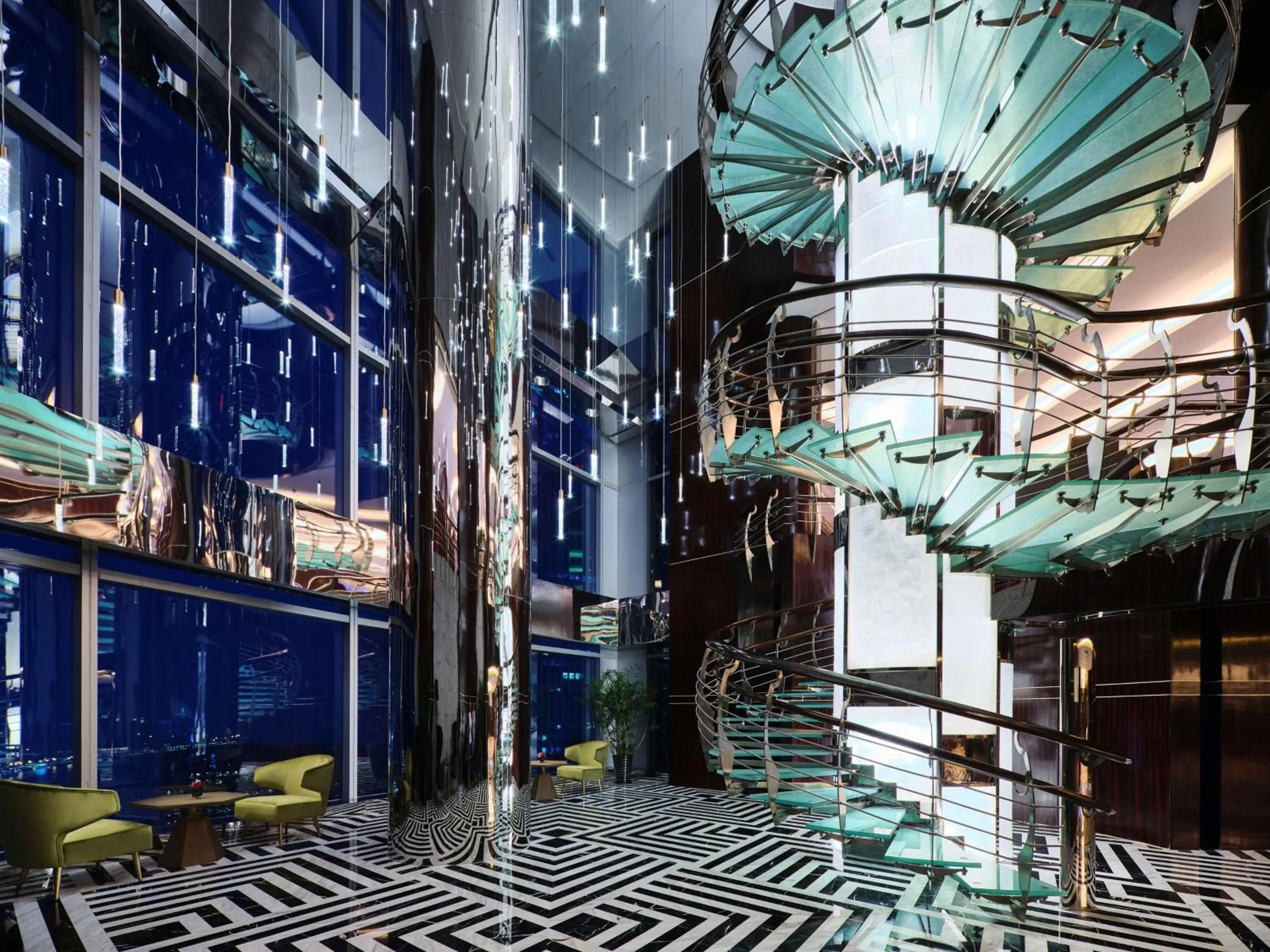 Lounge or bar in Grand Kempinski Hotel Shanghai