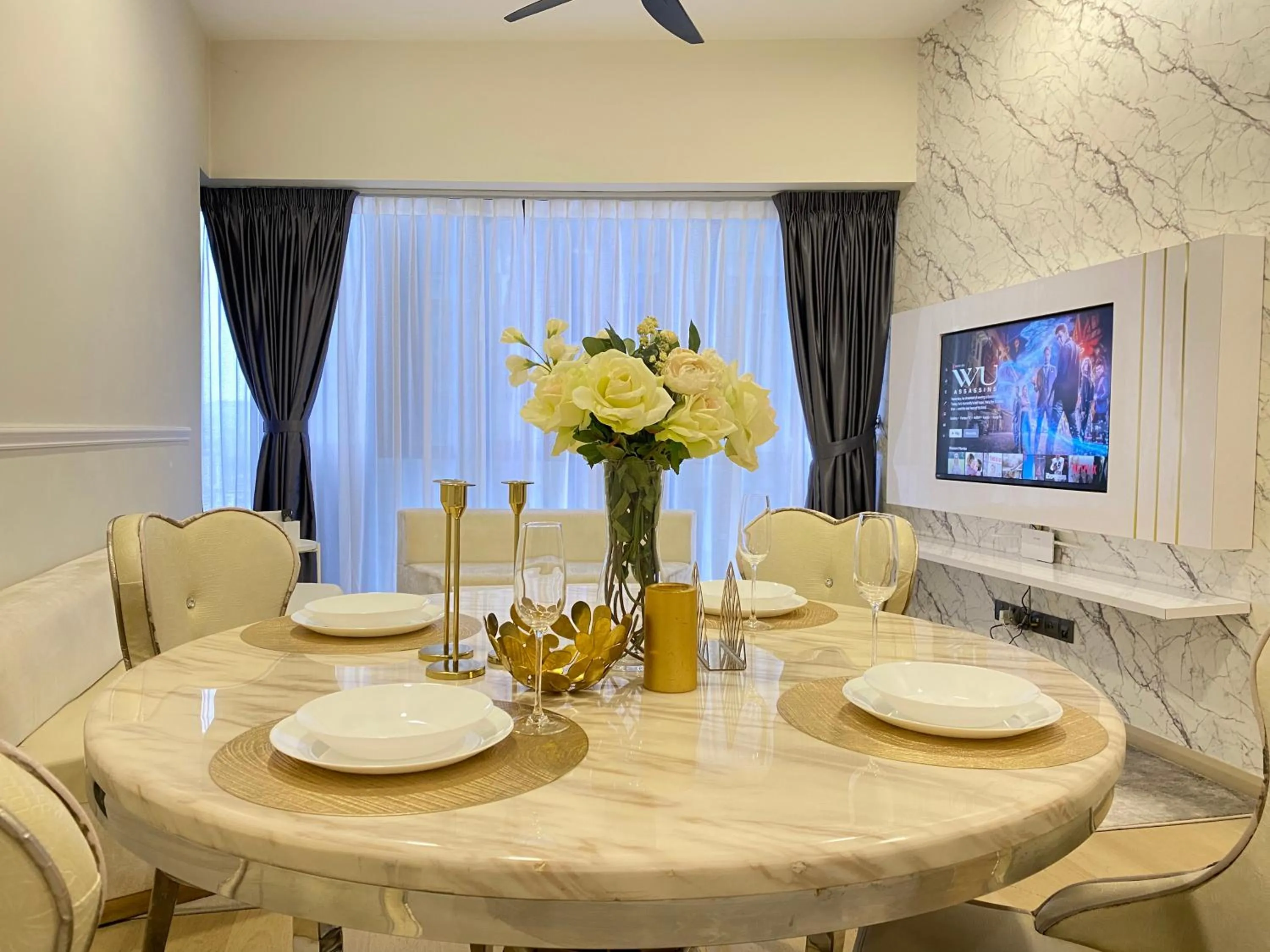 Living room in Star Residence KLCC