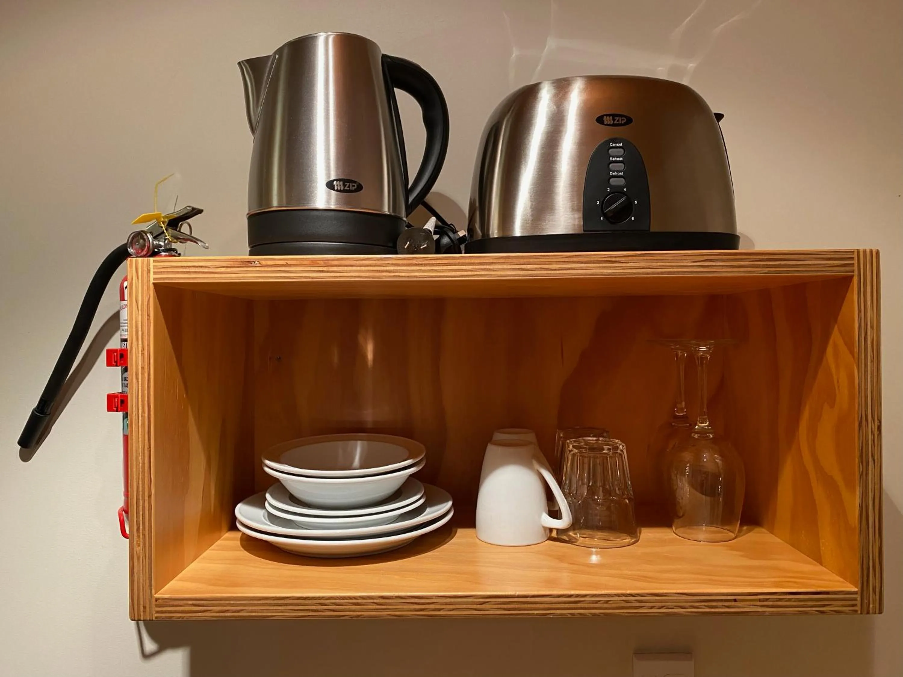 Kitchen or kitchenette in Waitomo Lodge
