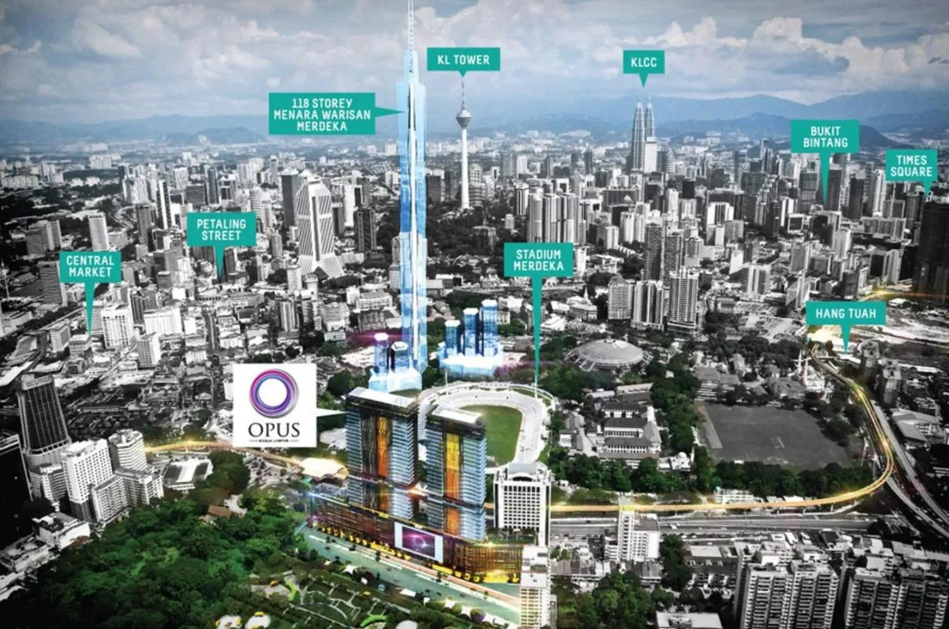 Bird's eye view in OPUS RESIDENCE KL I HomeBrickz