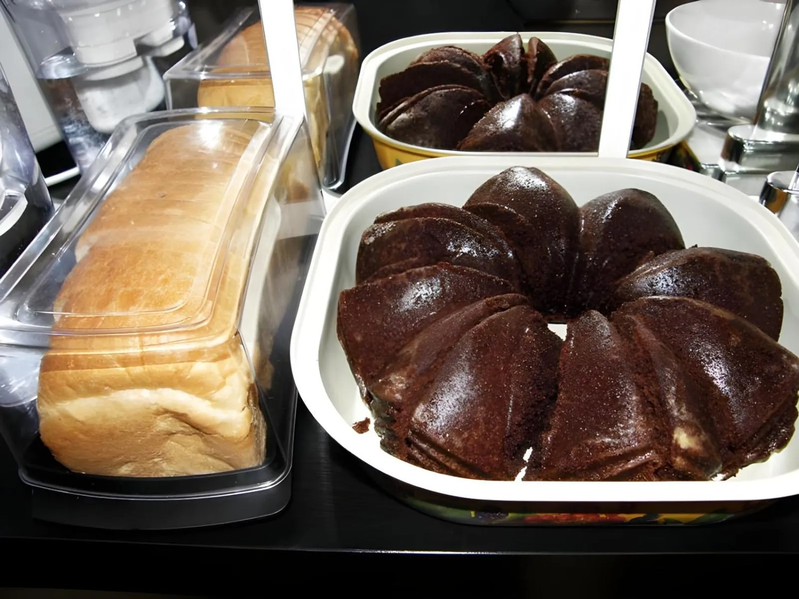 Food close-up in Breakfast In Bed