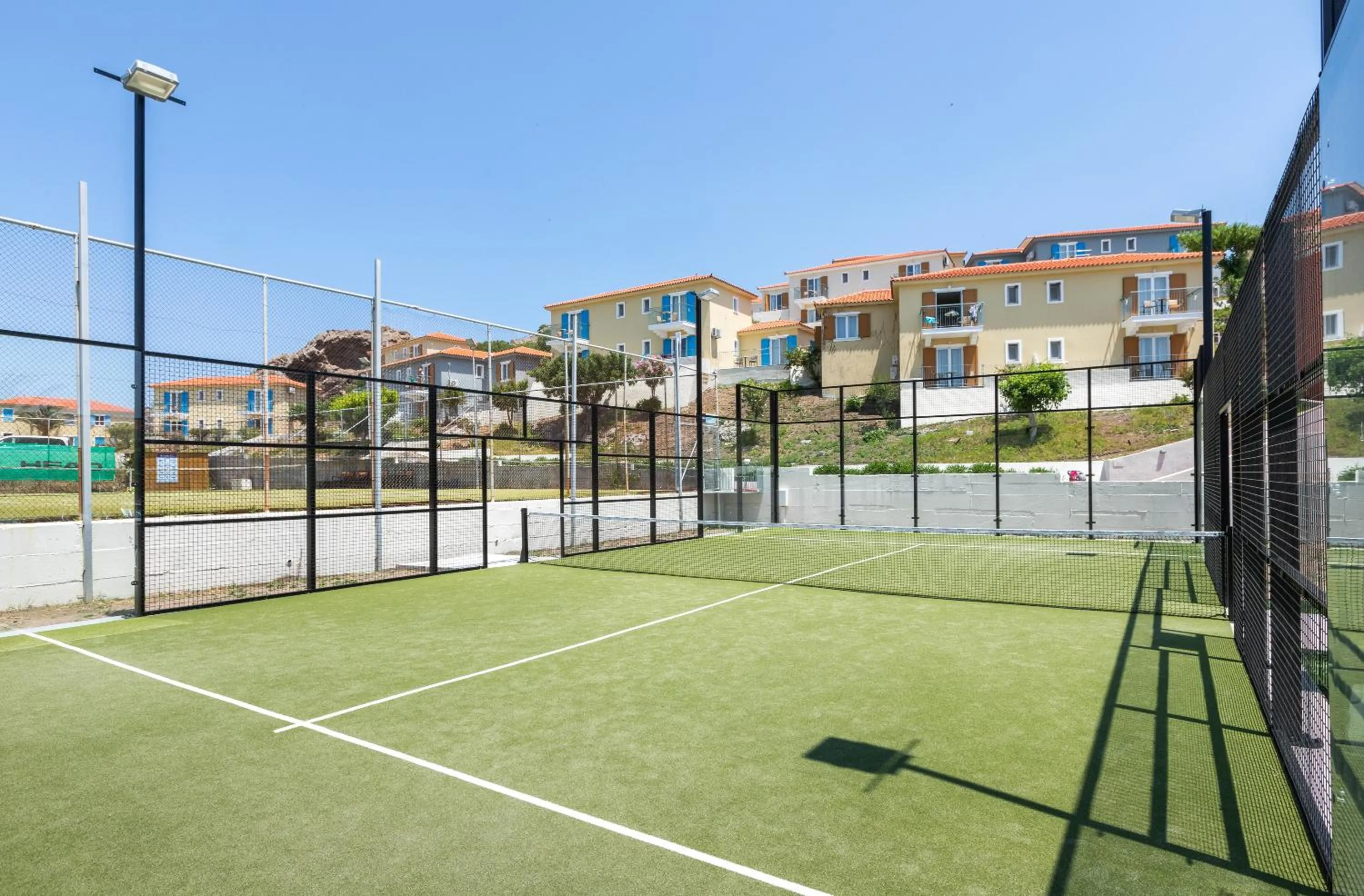 Tennis court in Aeolian Village Beach Resort