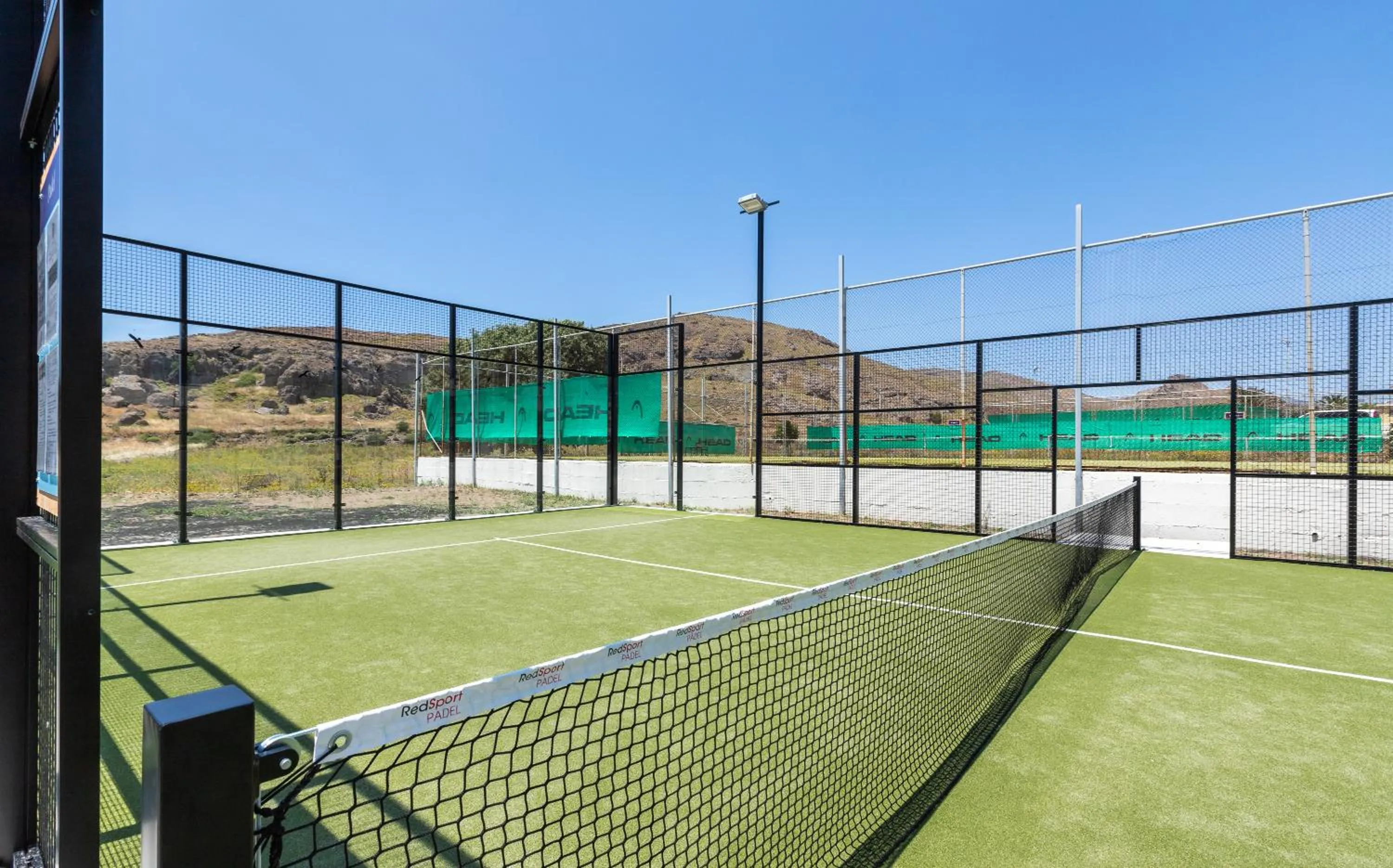 Tennis court in Aeolian Village Beach Resort