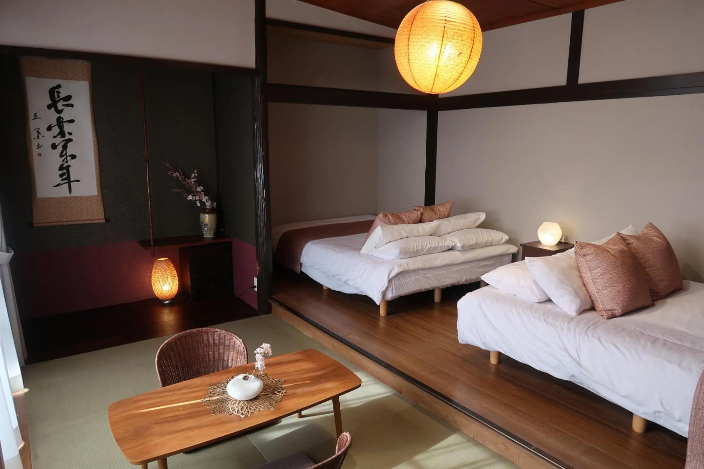 Bedroom, Bed in MON Kishinosato Sakura Resort -vacation rental-