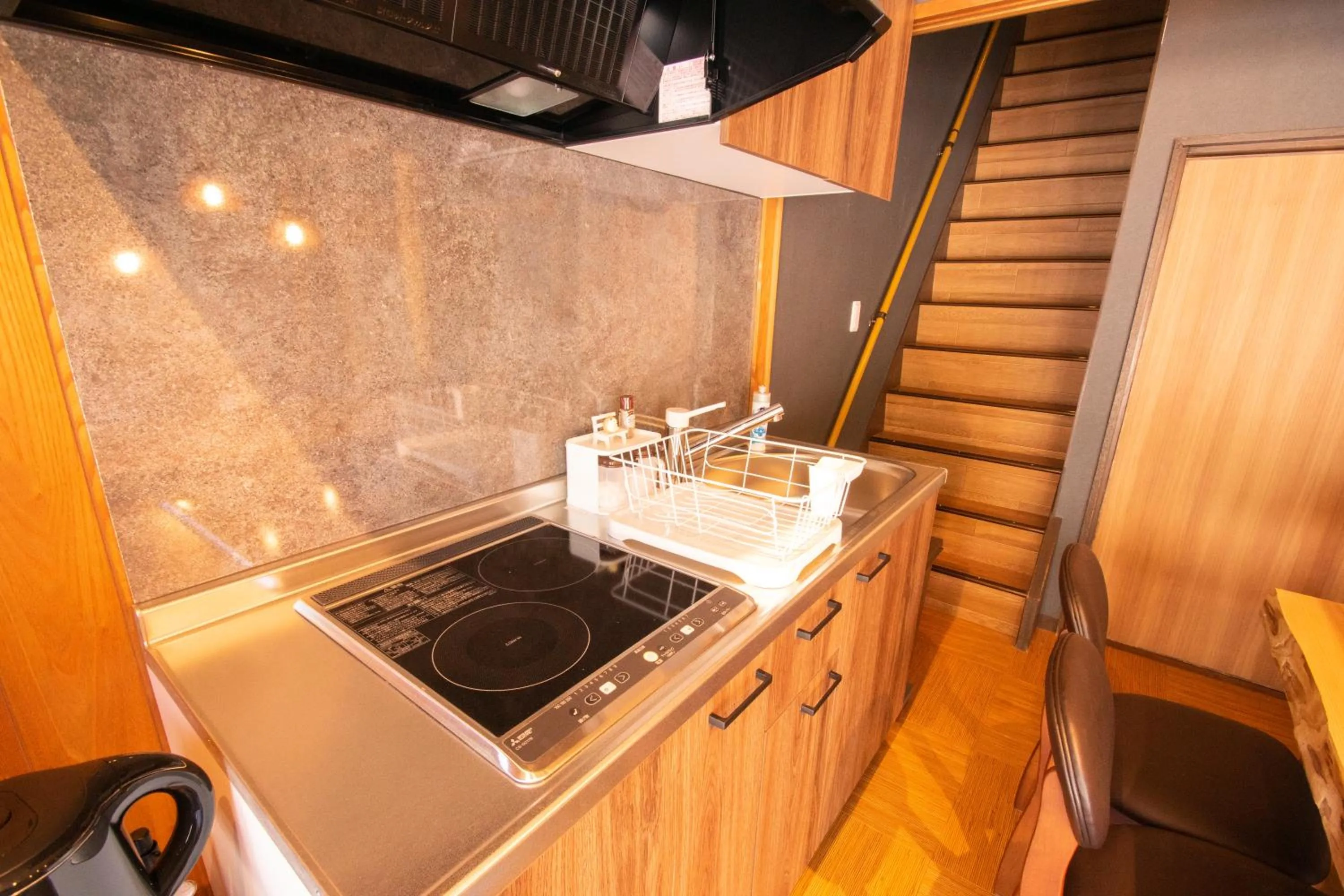 Kitchen or kitchenette in MON Kishinosato Sakura Resort -vacation rental-