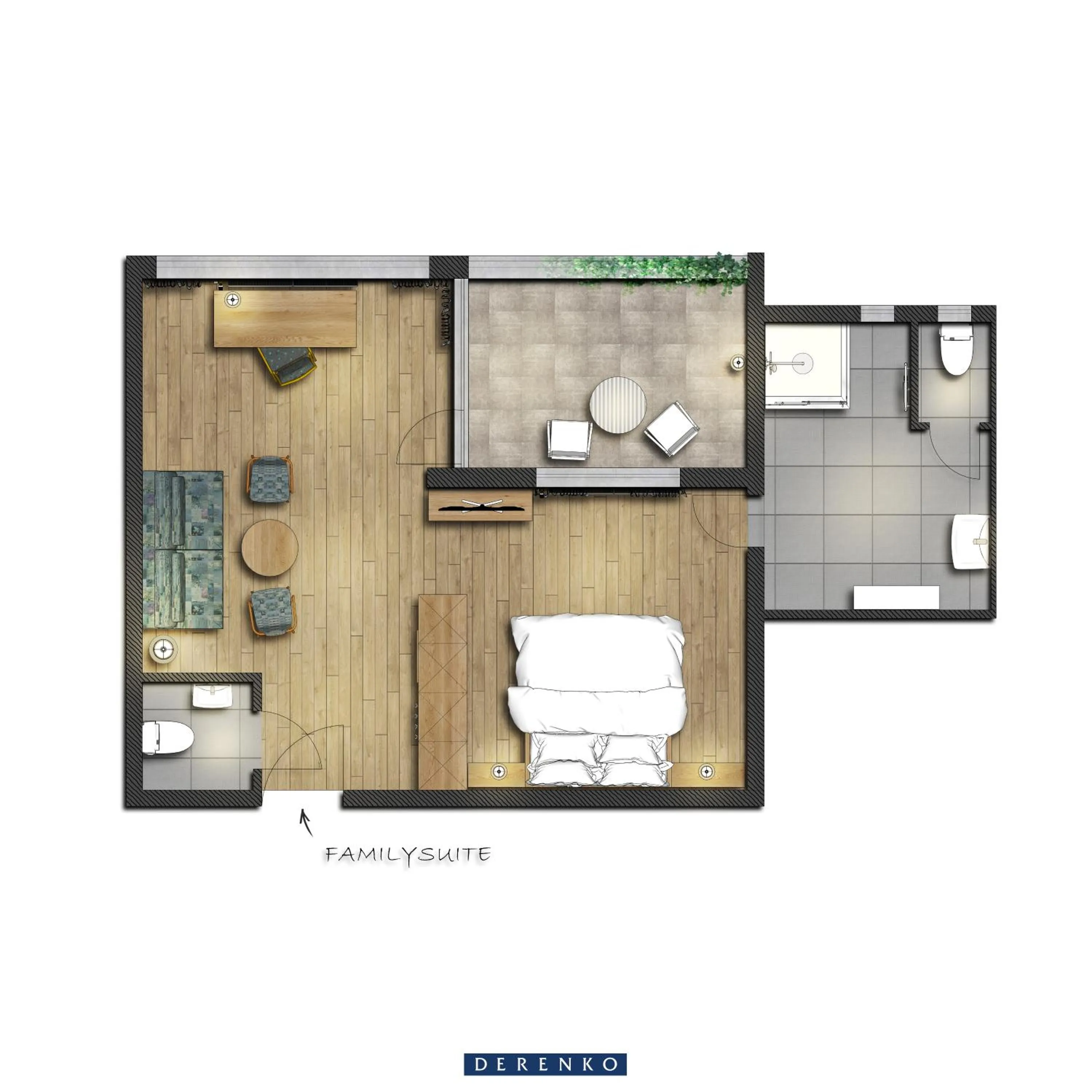 Floor plan in Reduce Hotel Vital