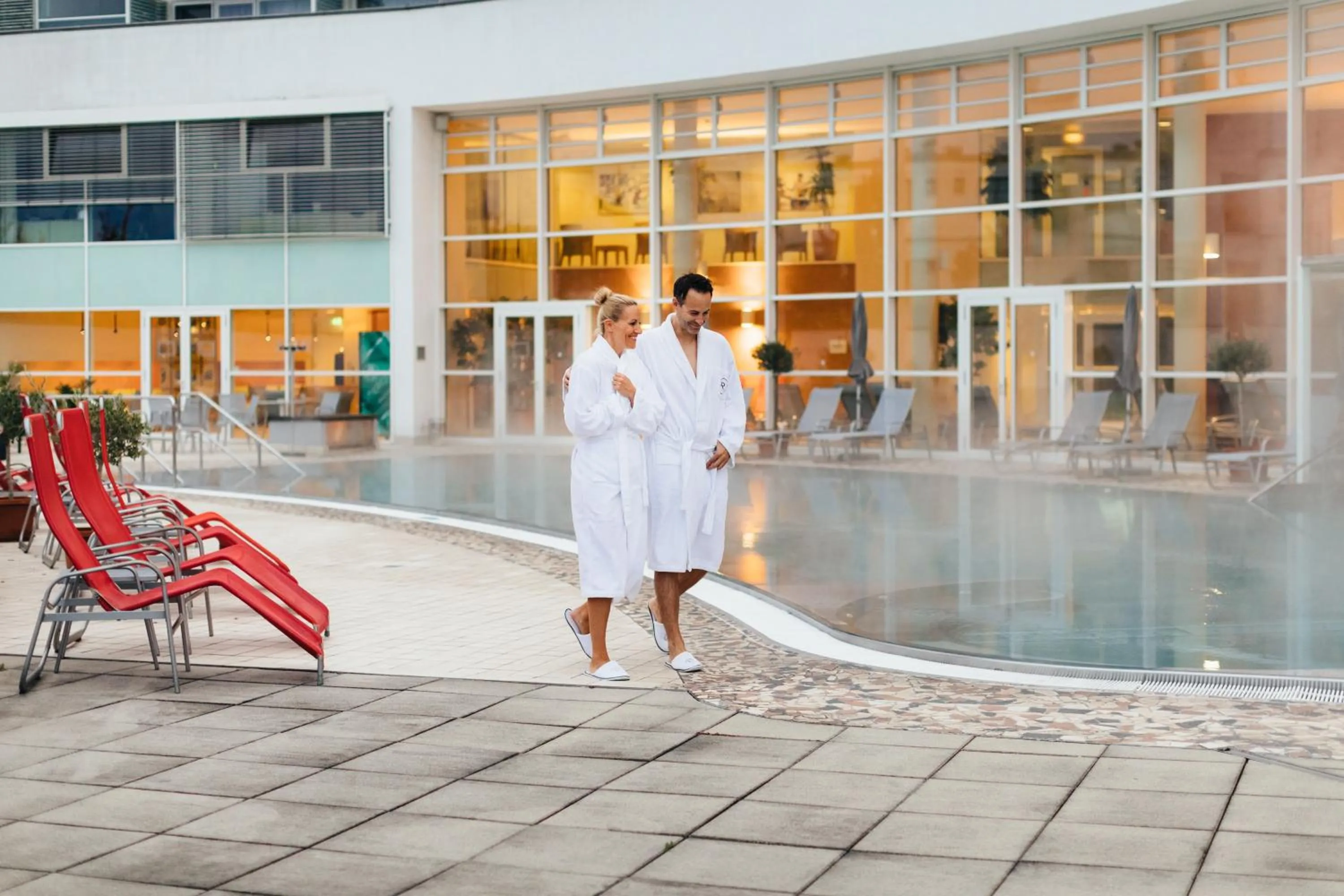 Swimming pool in Reduce Hotel Vital