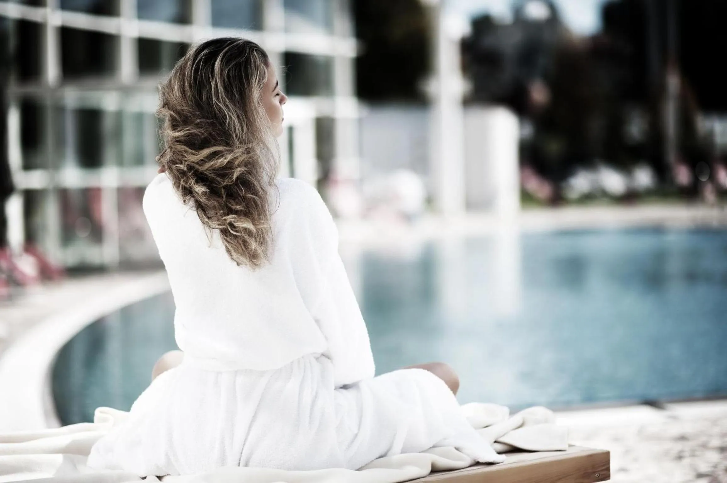 Swimming pool in Reduce Hotel Vital