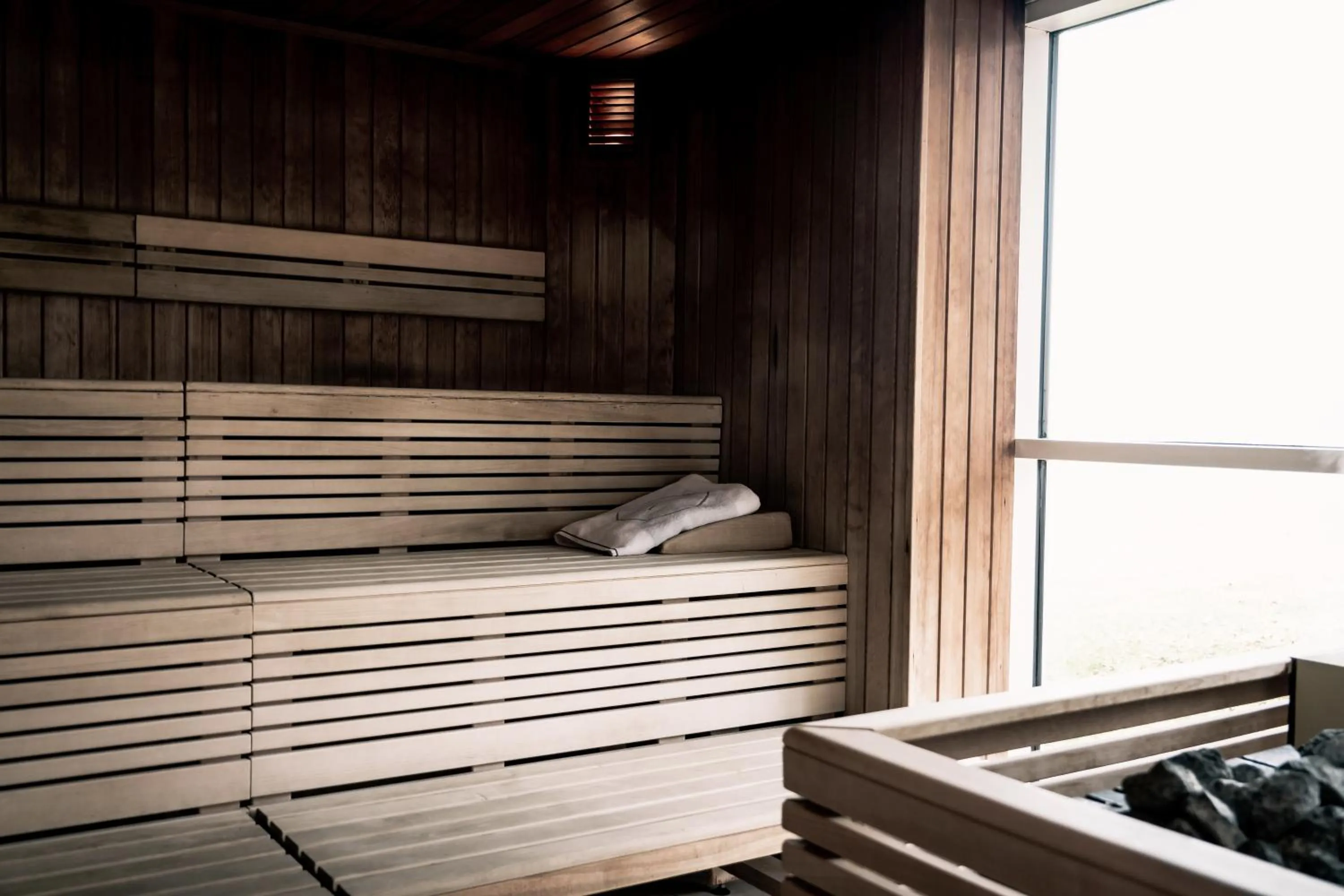 Sauna in Reduce Hotel Vital