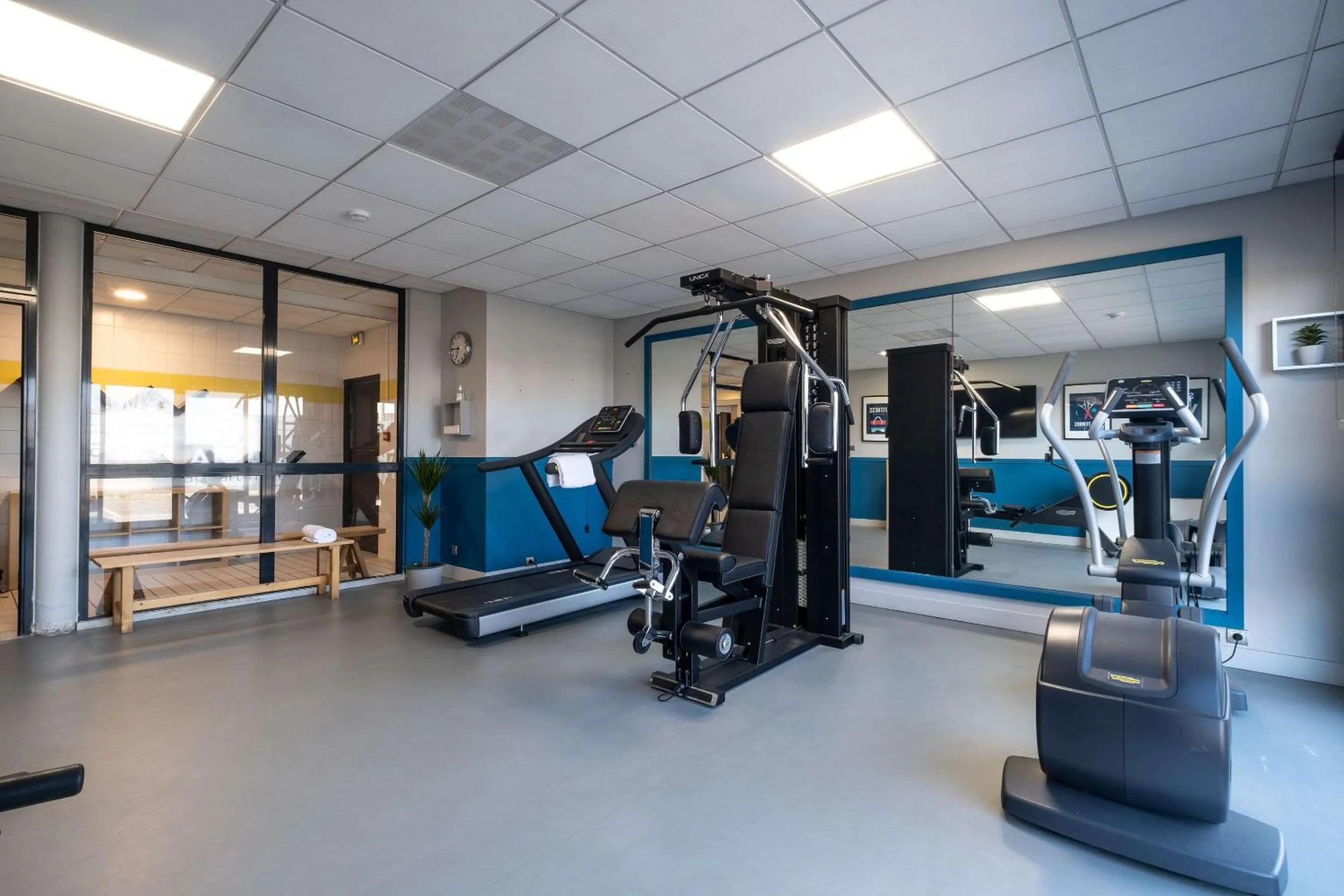 Fitness centre/facilities in Clarion Aparthotel Toulouse Blagnac Airport