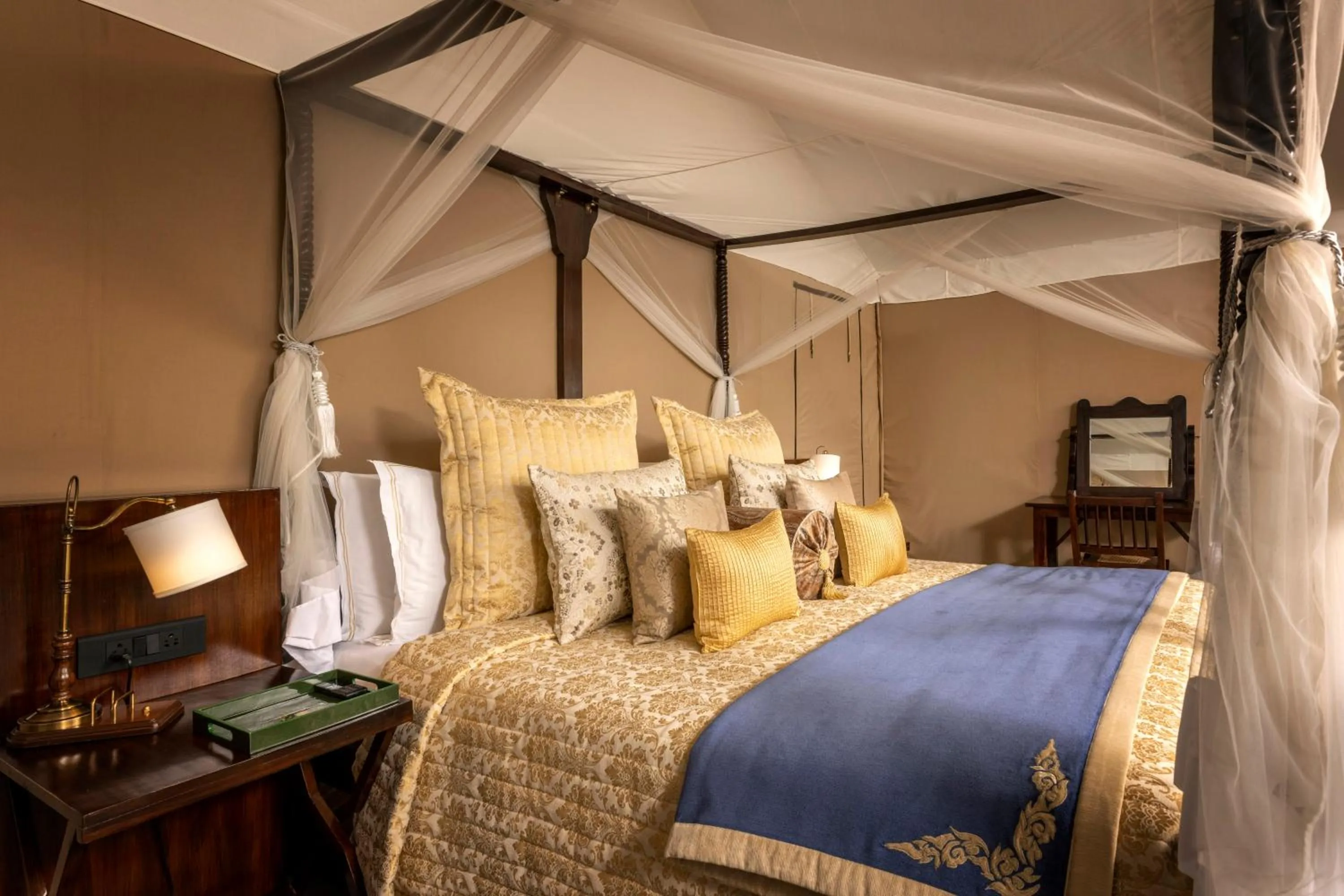 Bed in Aalia Jungle Retreat and Spa, Bandarjudh, Haridwar - Araiya Anthology