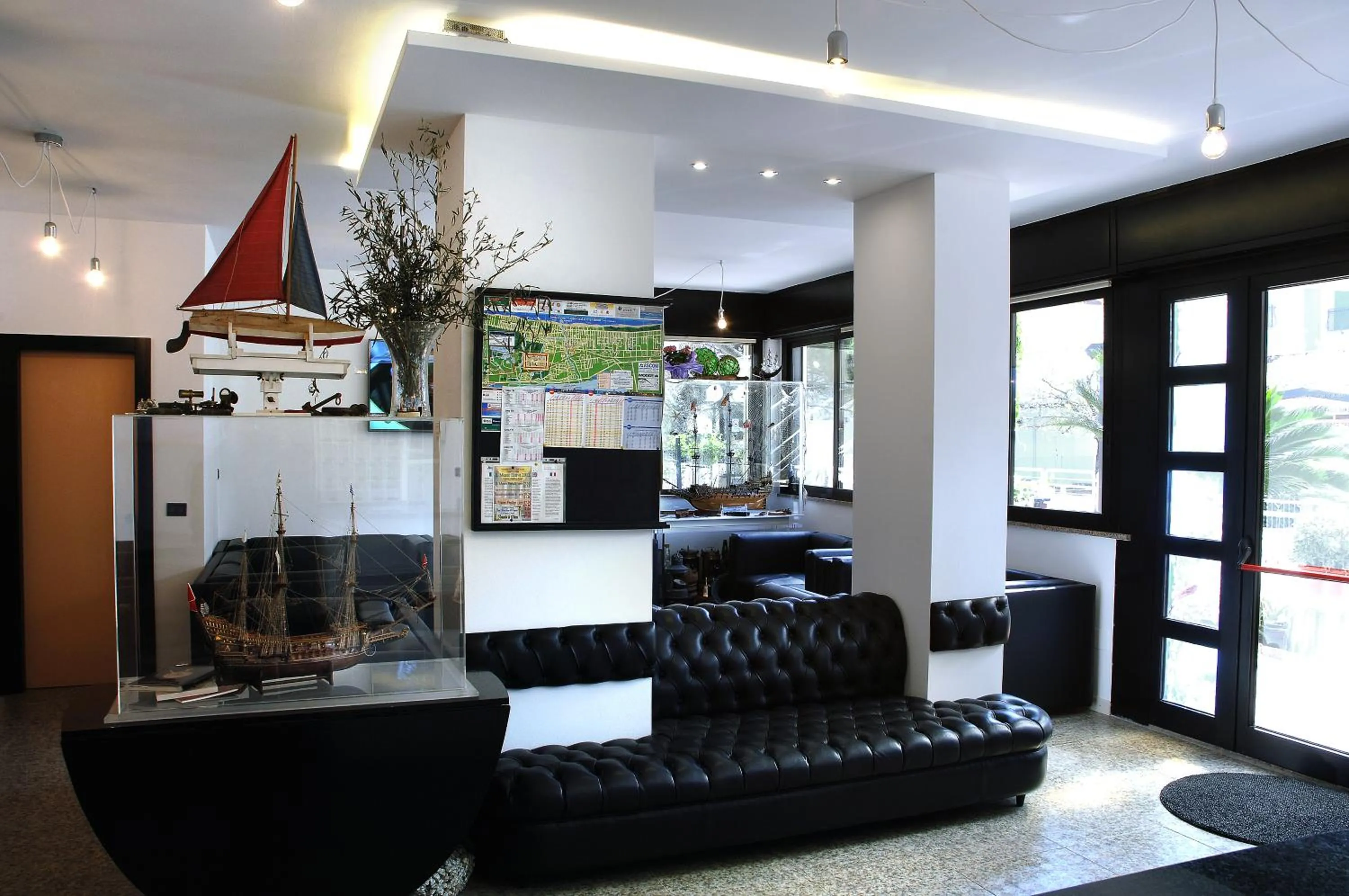 Lobby or reception in Hotel Marbella