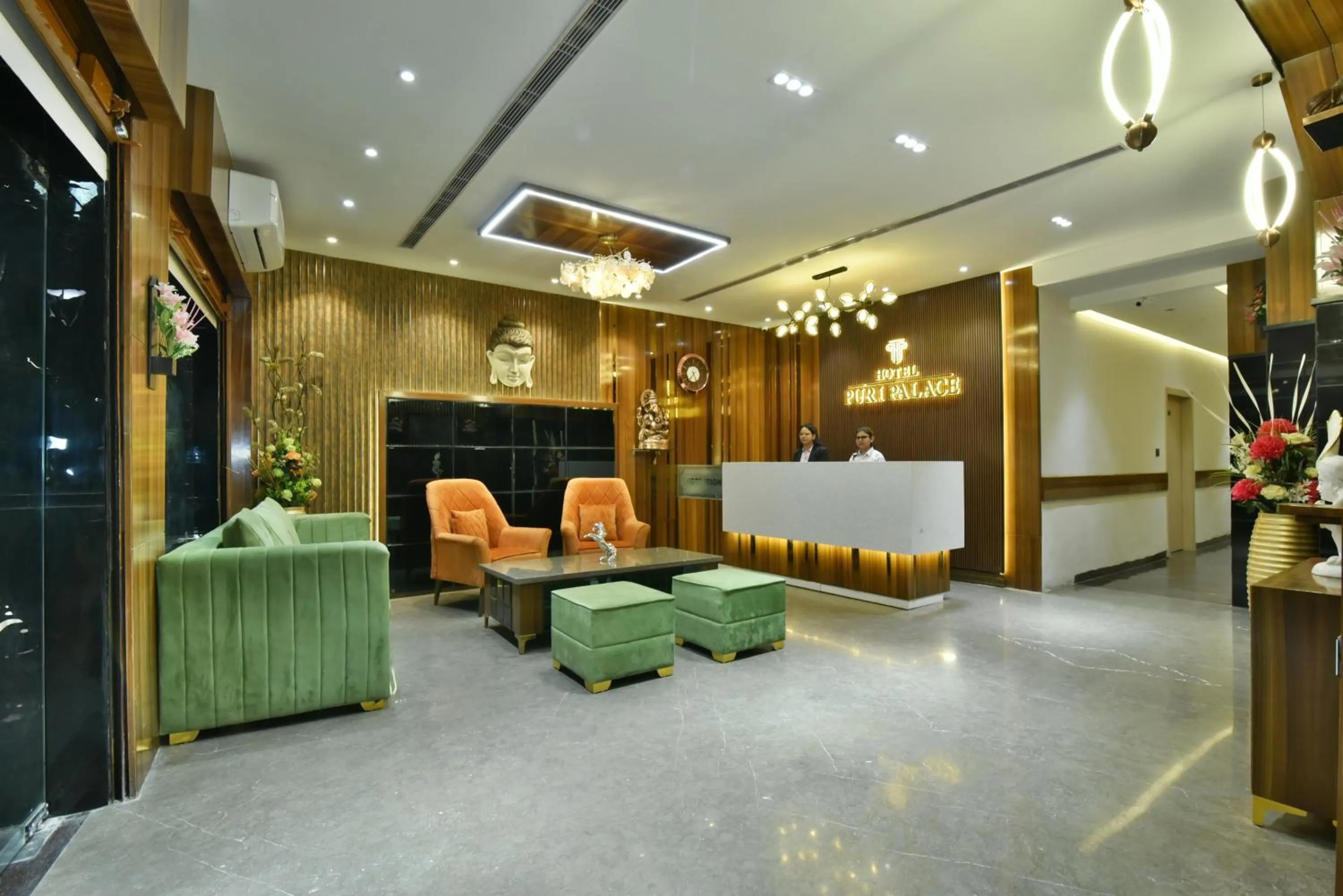 Lobby or reception in Hotel Puri Palace