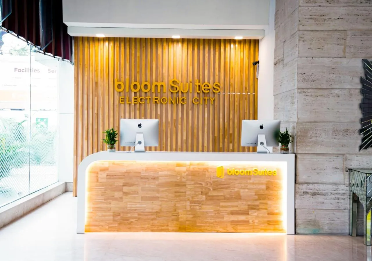 Lobby or reception in BloomSuites I Electronics City