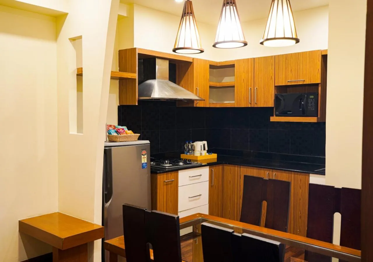 Kitchen or kitchenette in BloomSuites I Electronics City