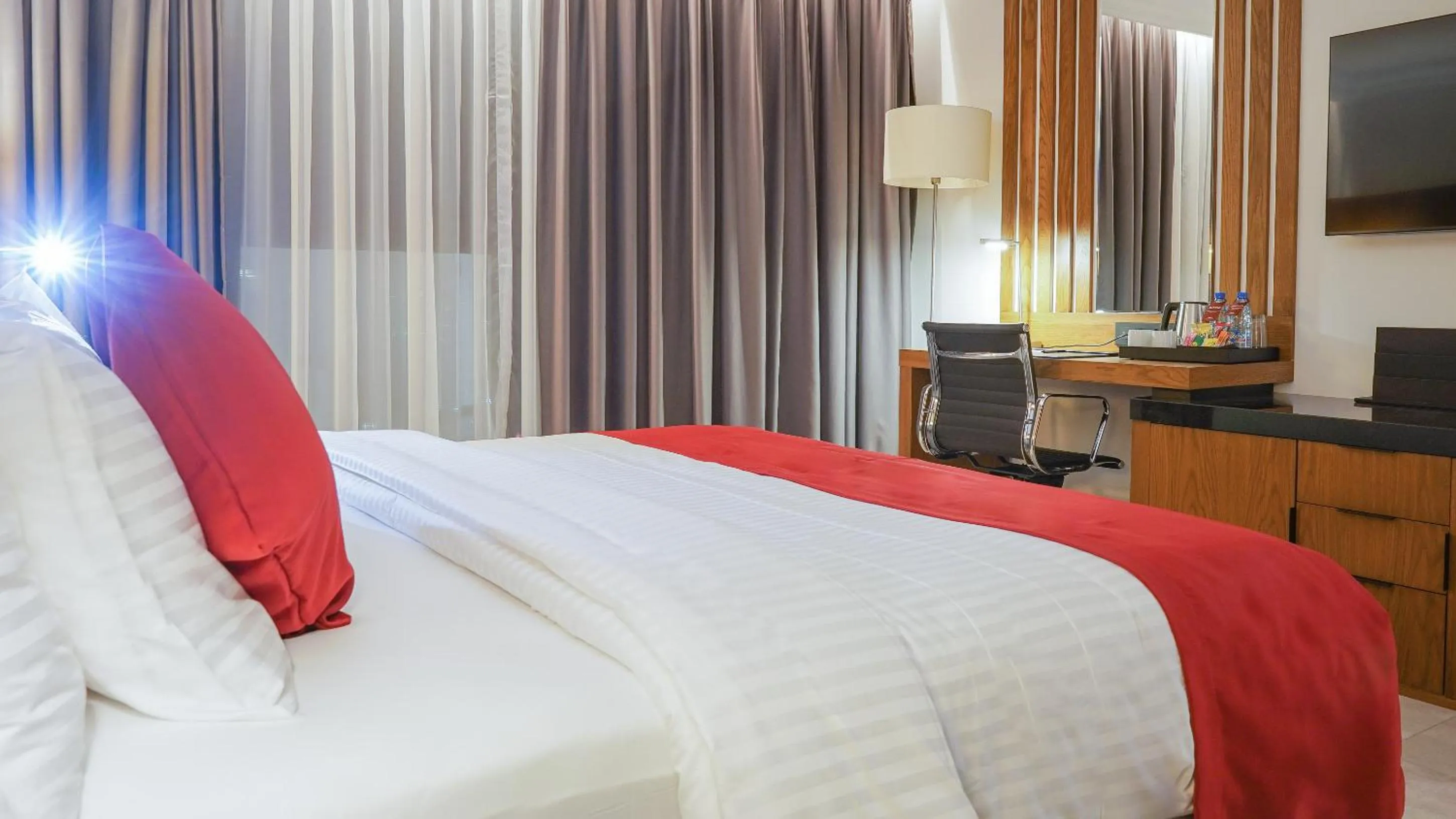 Photo of the whole room, Bed in STAR LAND HOTEL BASTOS