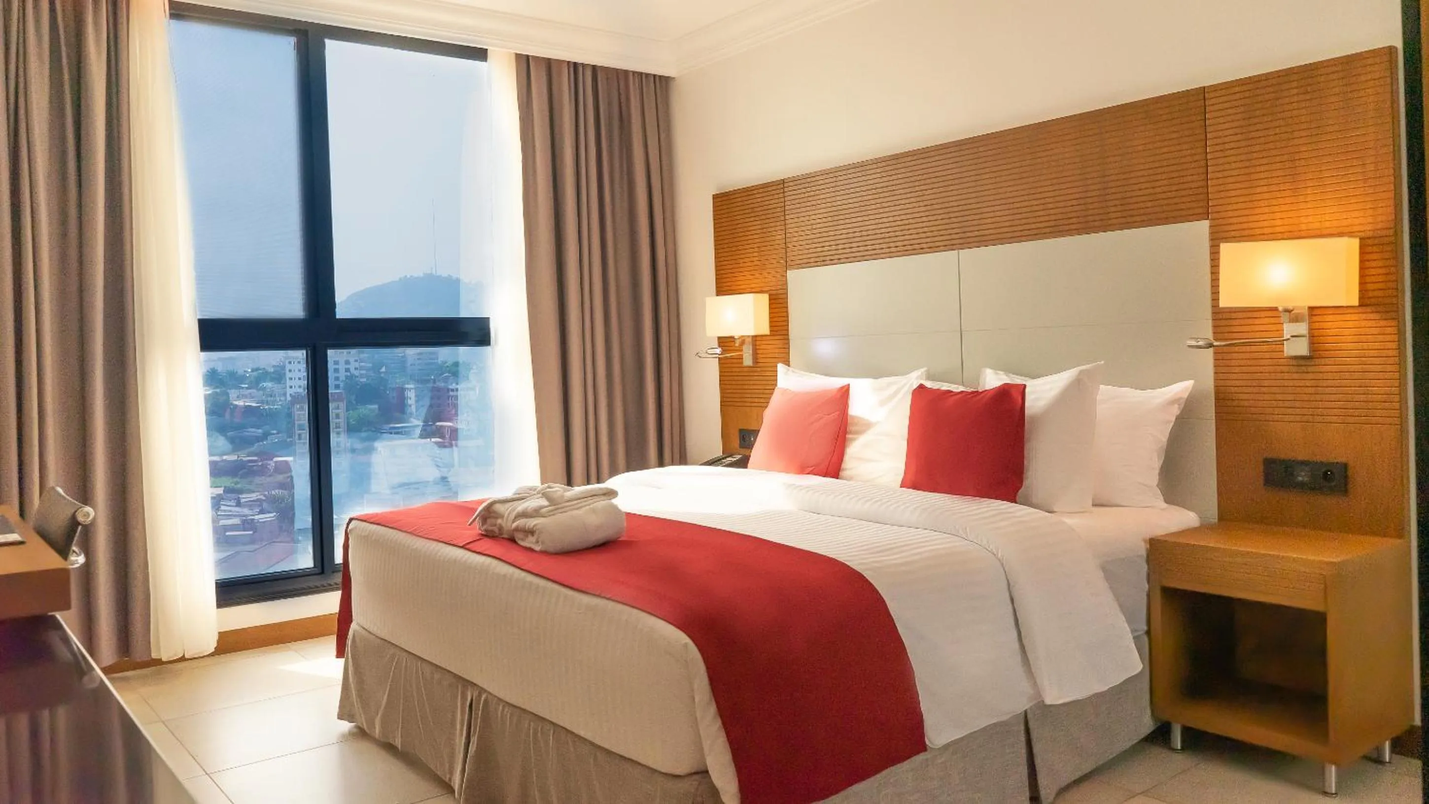 Bed in STAR LAND HOTEL BASTOS