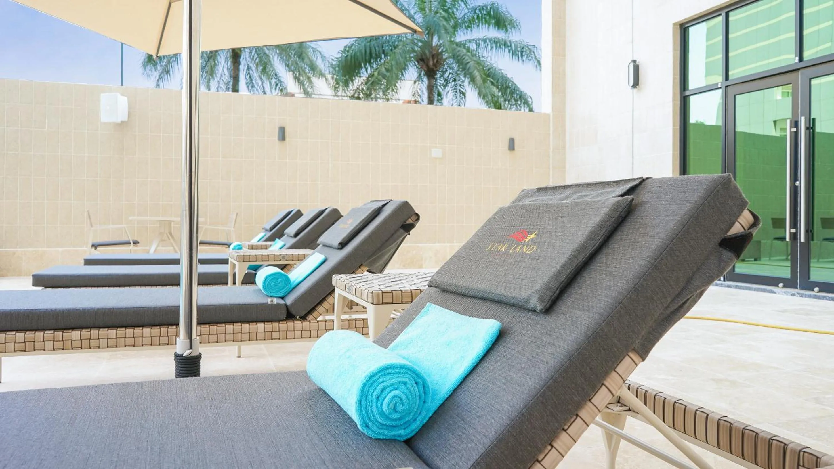 Swimming pool in STAR LAND HOTEL BASTOS