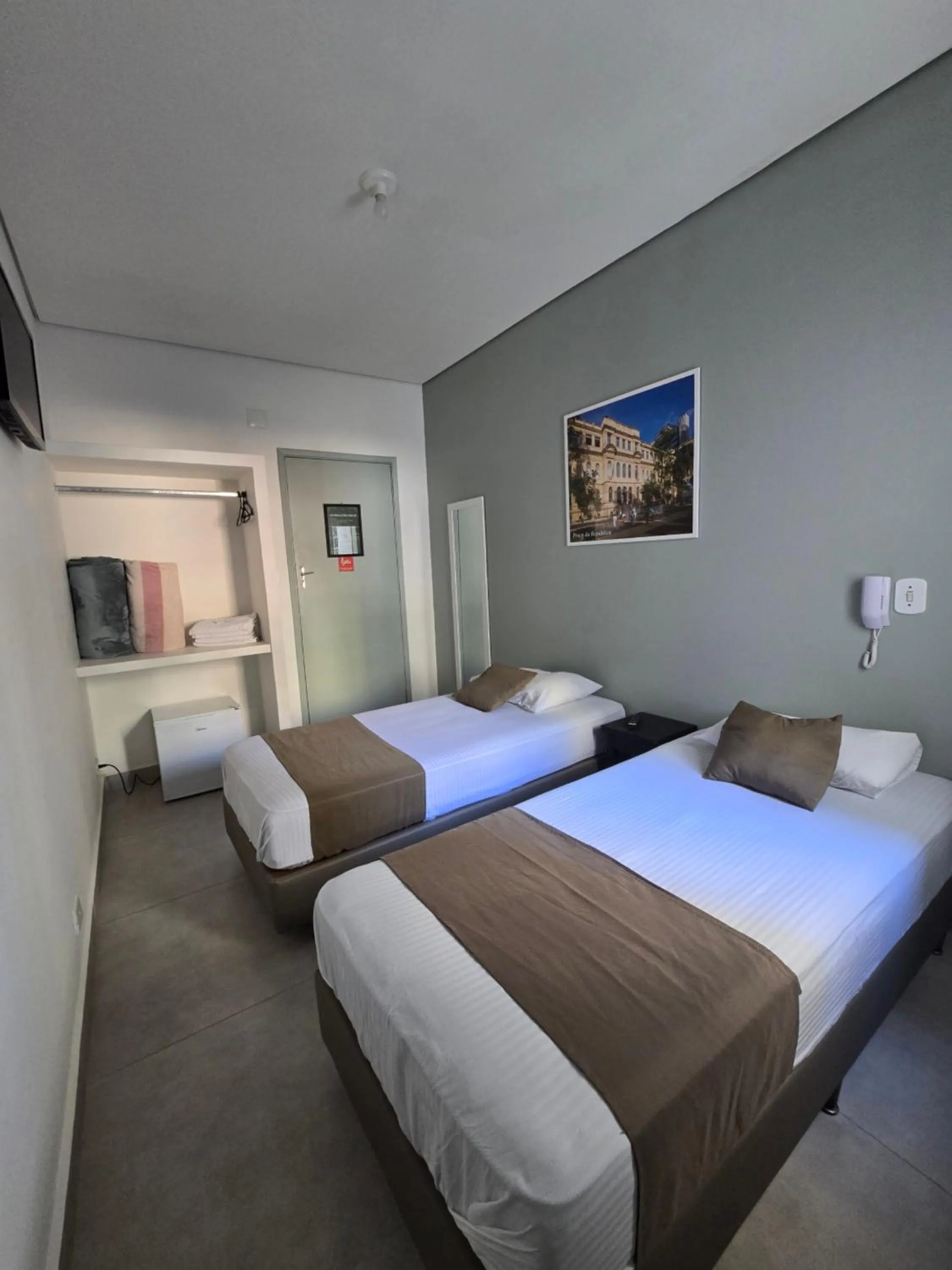 Bed in Hotel Dona Lú