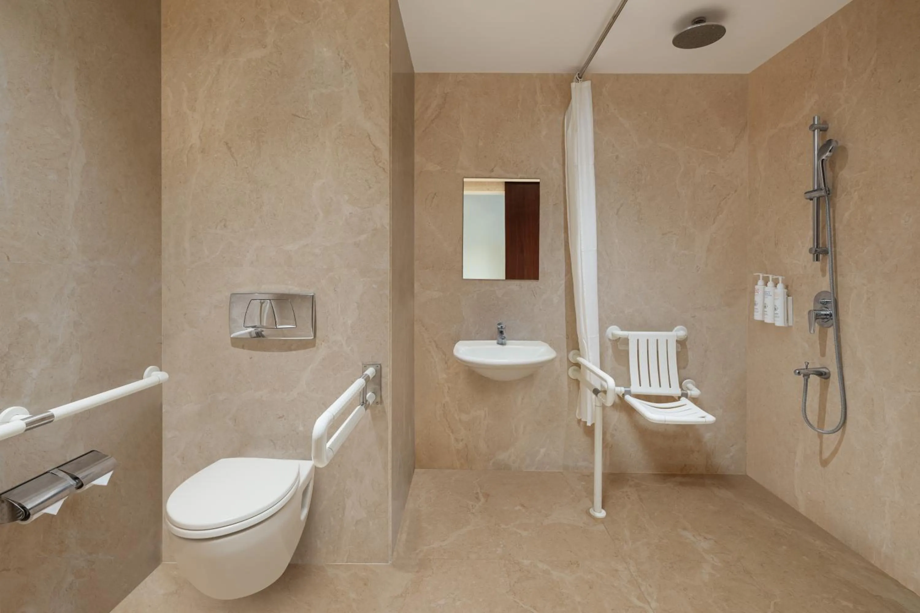 Bathroom in Renaissance Ahmedabad Hotel