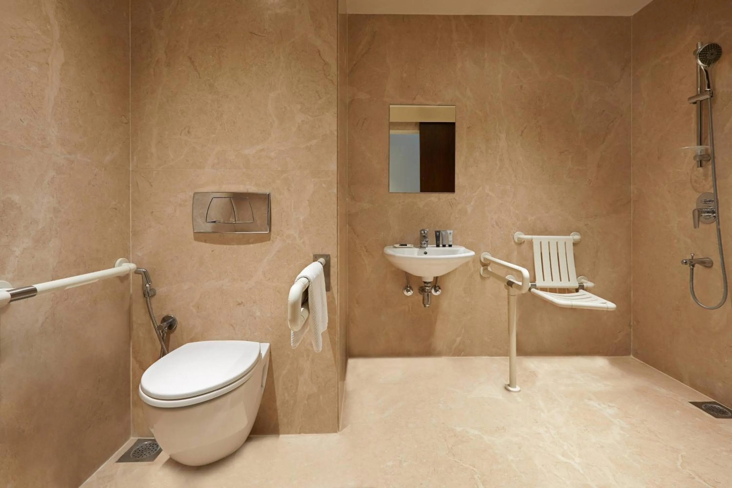 Bathroom in Renaissance Ahmedabad Hotel