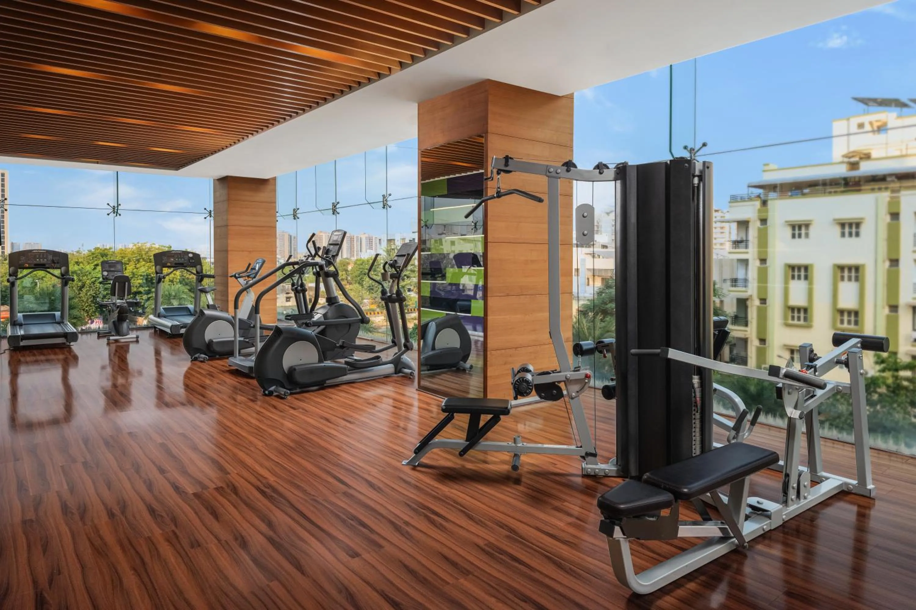 Fitness centre/facilities in Renaissance Ahmedabad Hotel