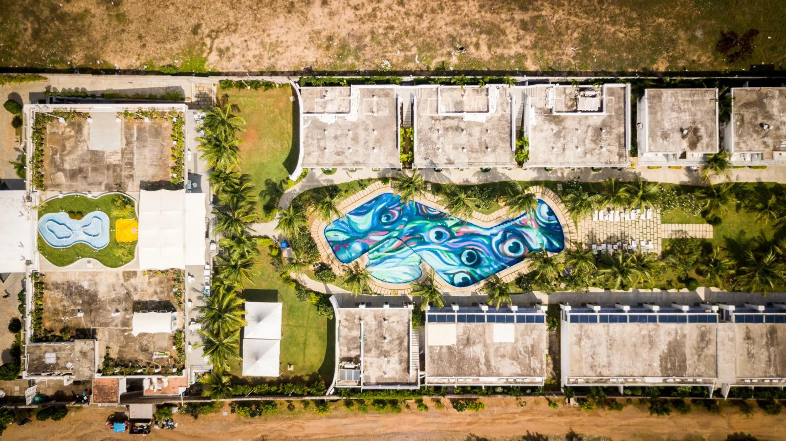 Bird's eye view in Grande Bay Resort and Spa Mamallapuram
