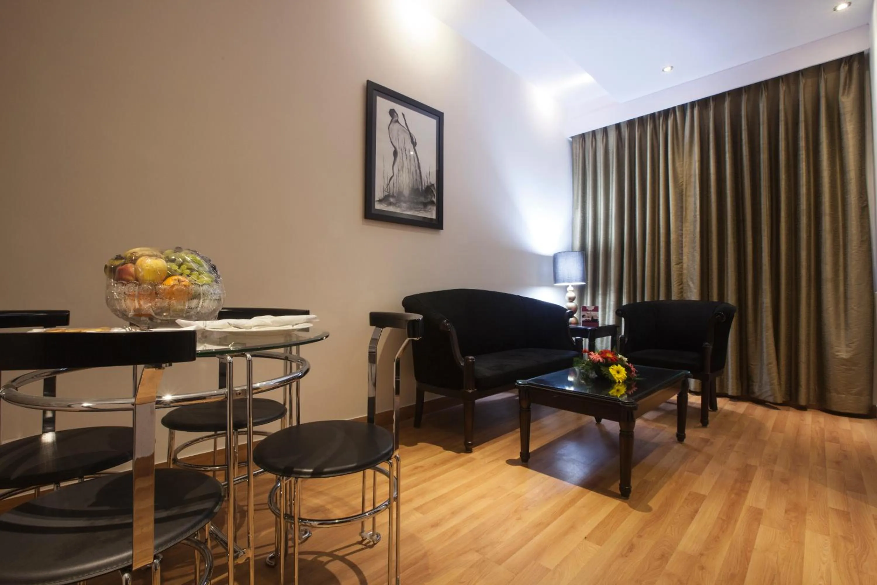 Dining area in Hotel Athena