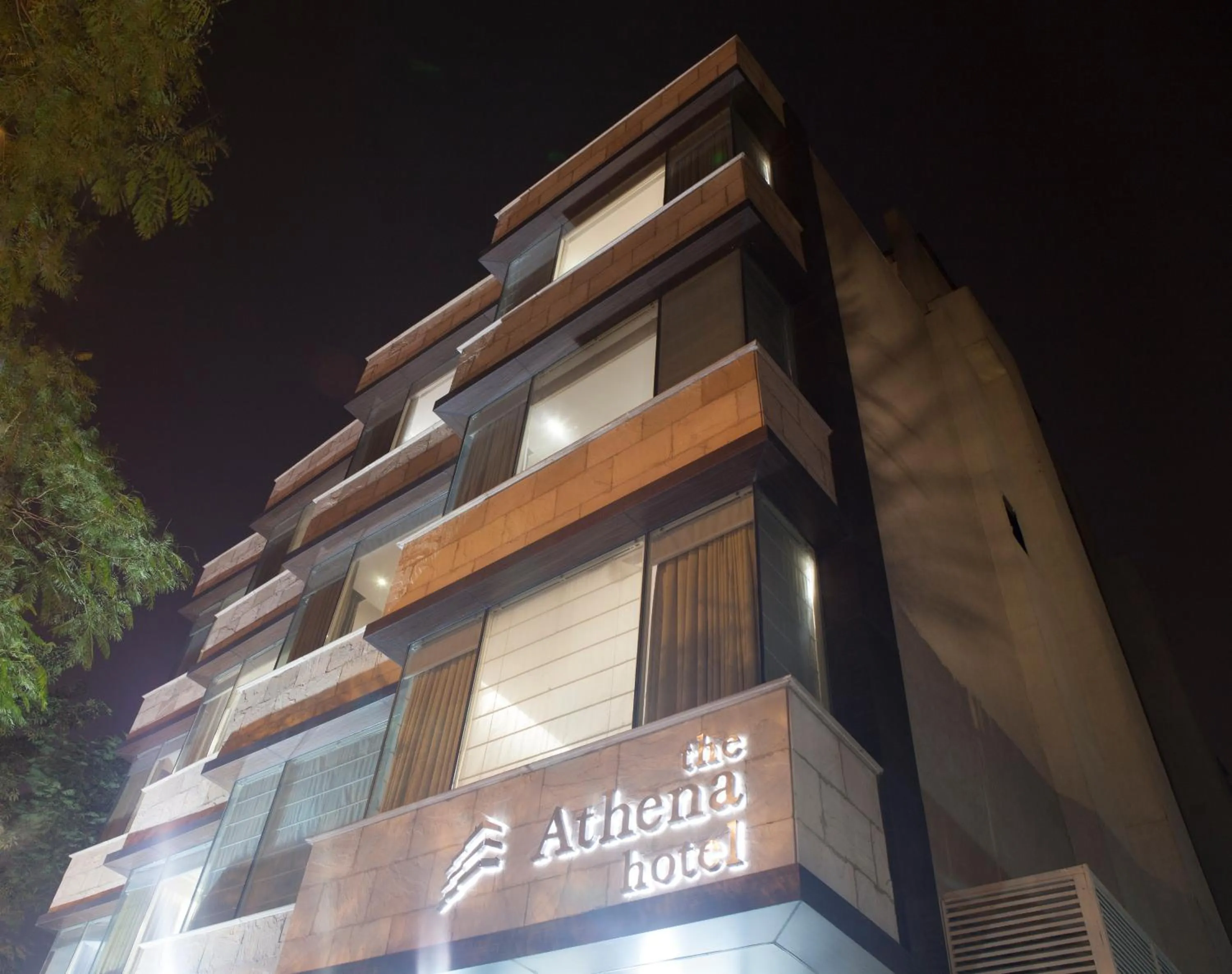 Property building in Hotel Athena
