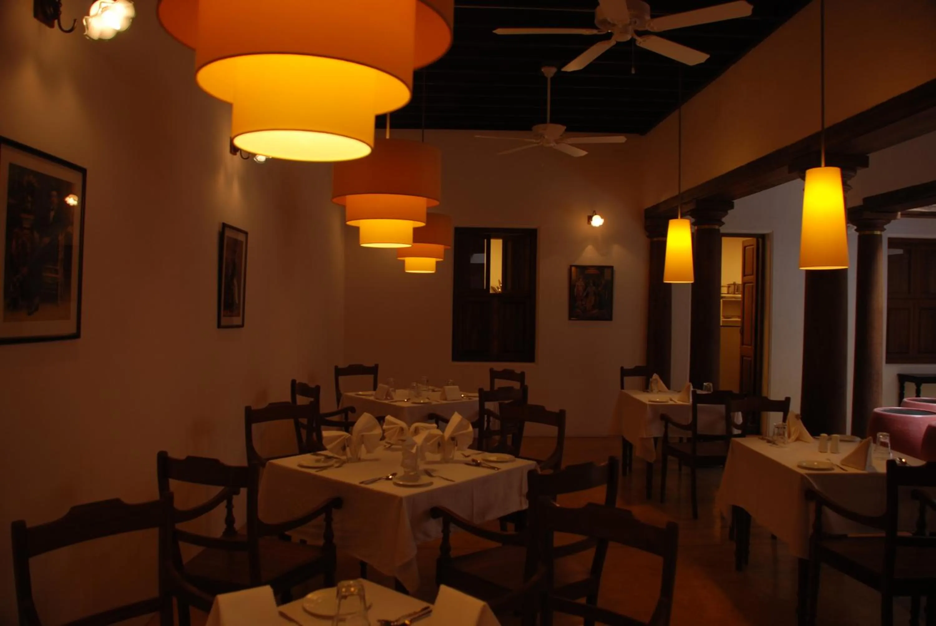 Dining area in Maison Perumal Pondicherry - A CGH Earth Experience