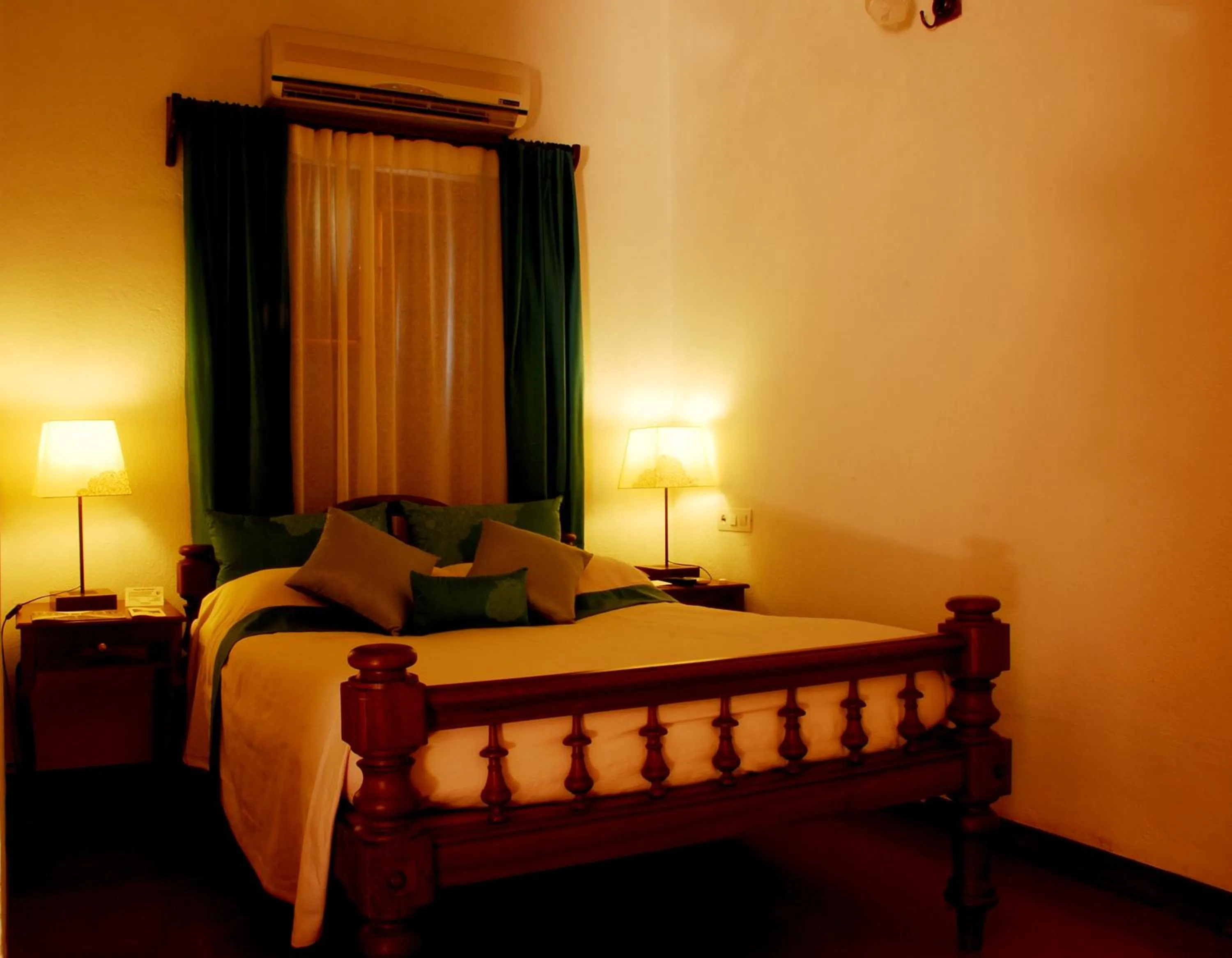 Bed in Maison Perumal Pondicherry - A CGH Earth Experience
