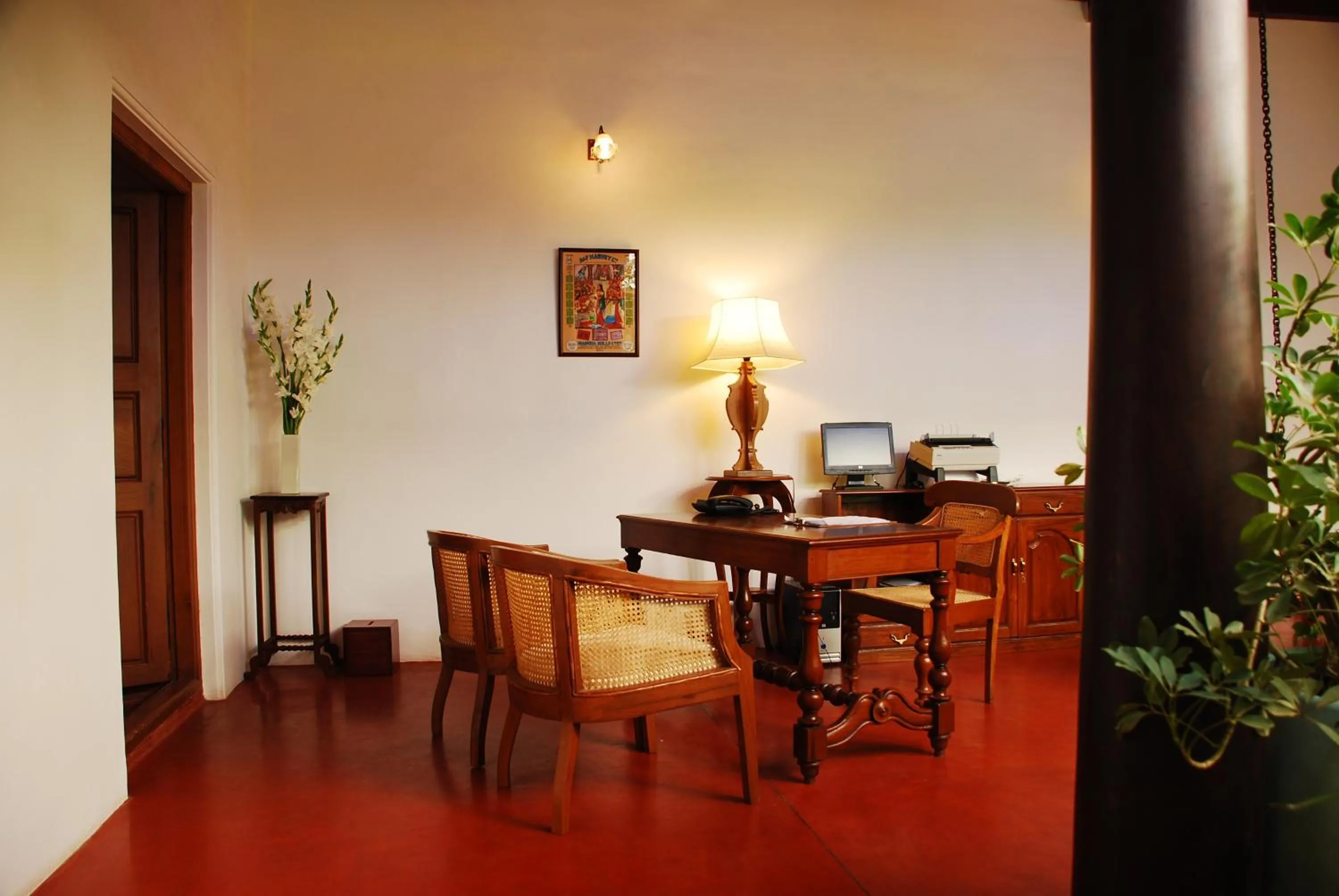Lobby or reception in Maison Perumal Pondicherry - A CGH Earth Experience