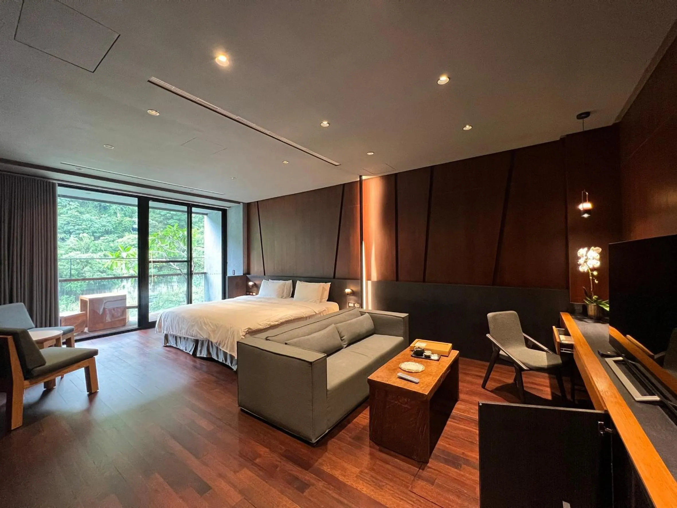 Living room, Bed in Onsen Papawaqa