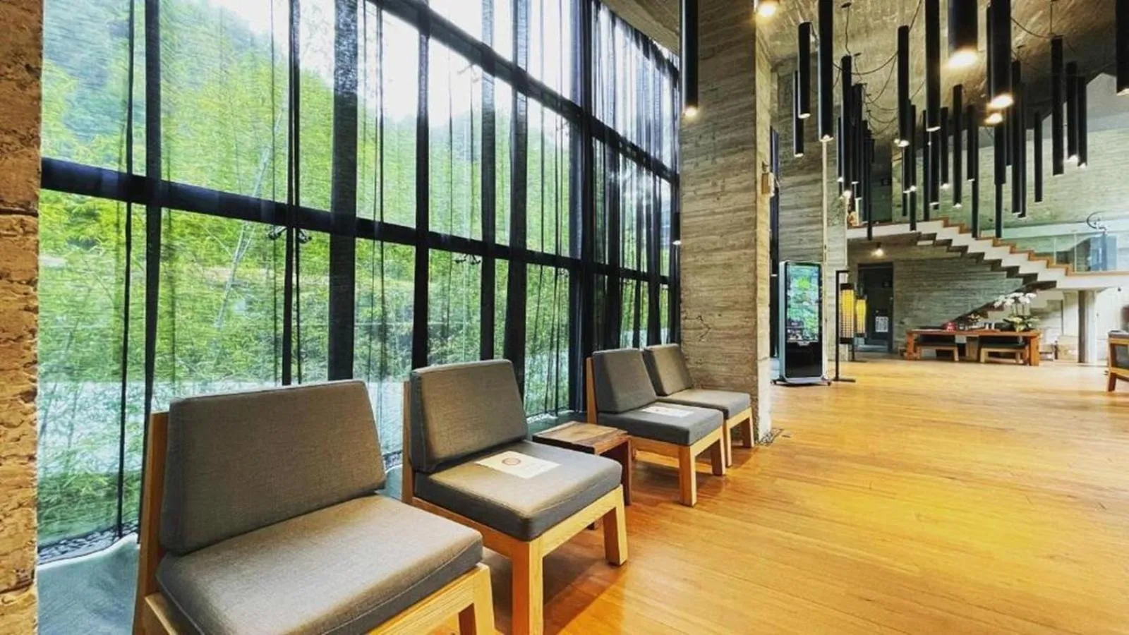 Seating area in Onsen Papawaqa