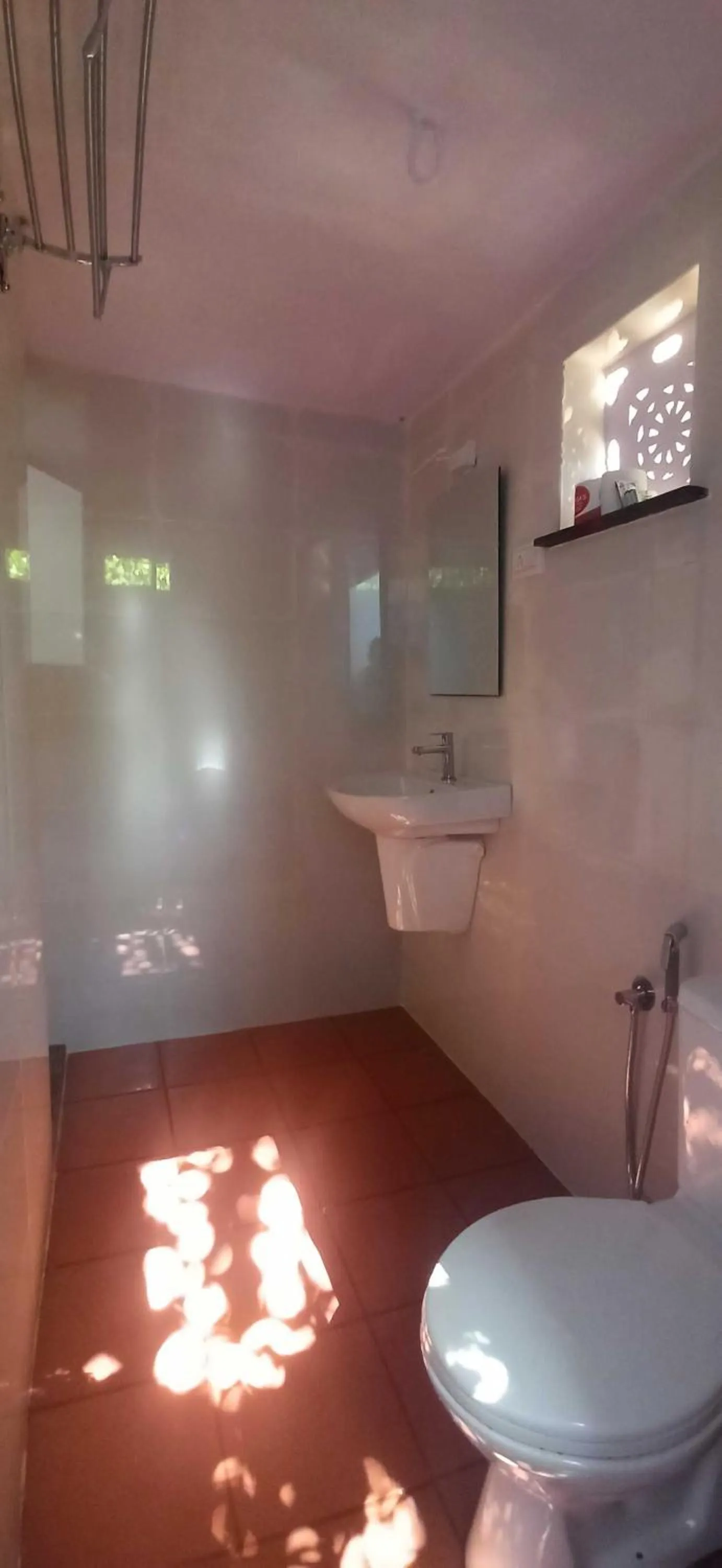 Toilet in Namaste Yoga Farm