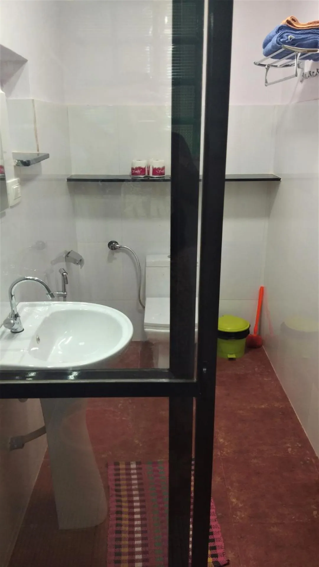 Toilet in Namaste Yoga Farm